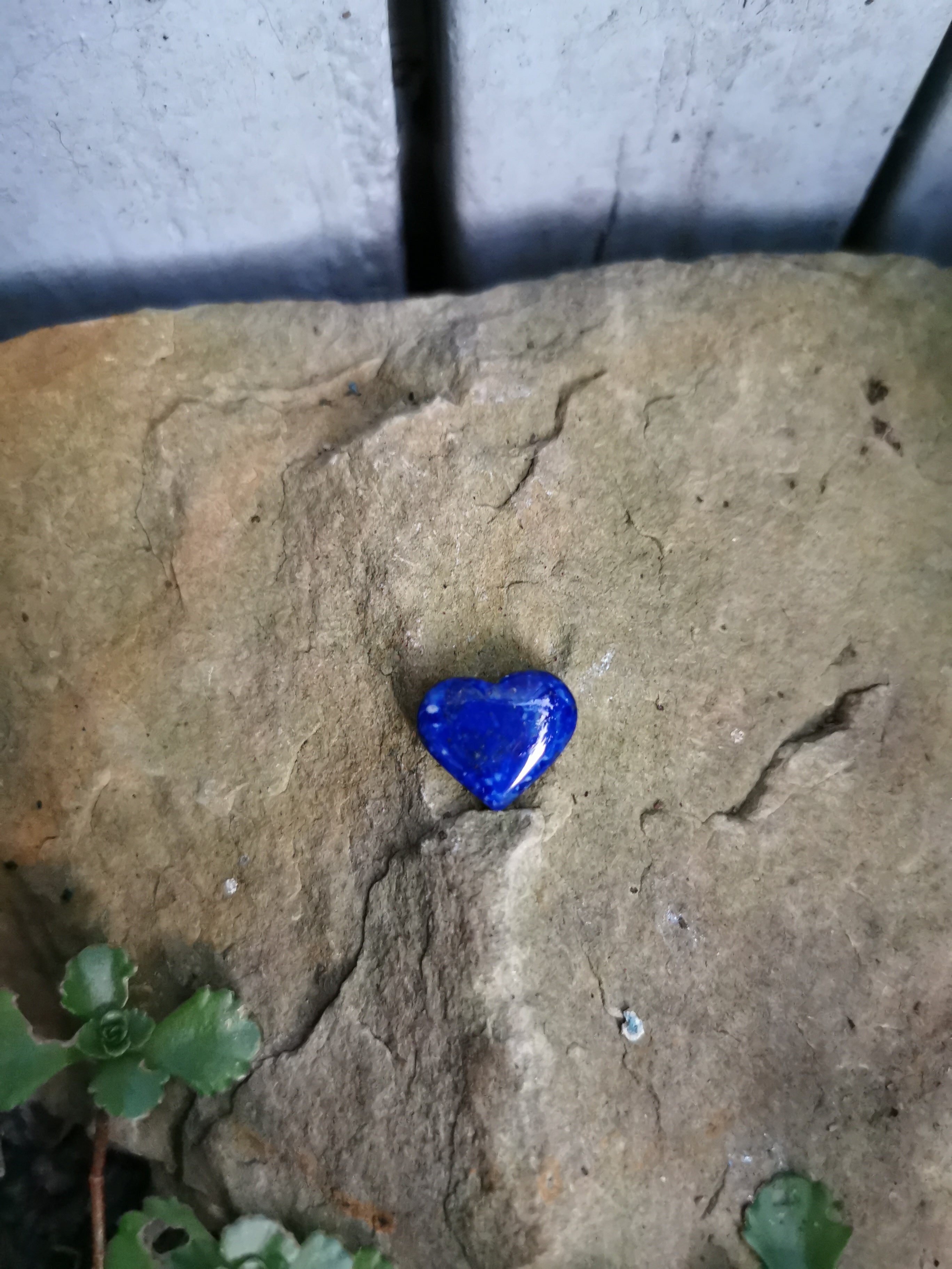 Lapis Lazuli Heart - 1.7cm (width)