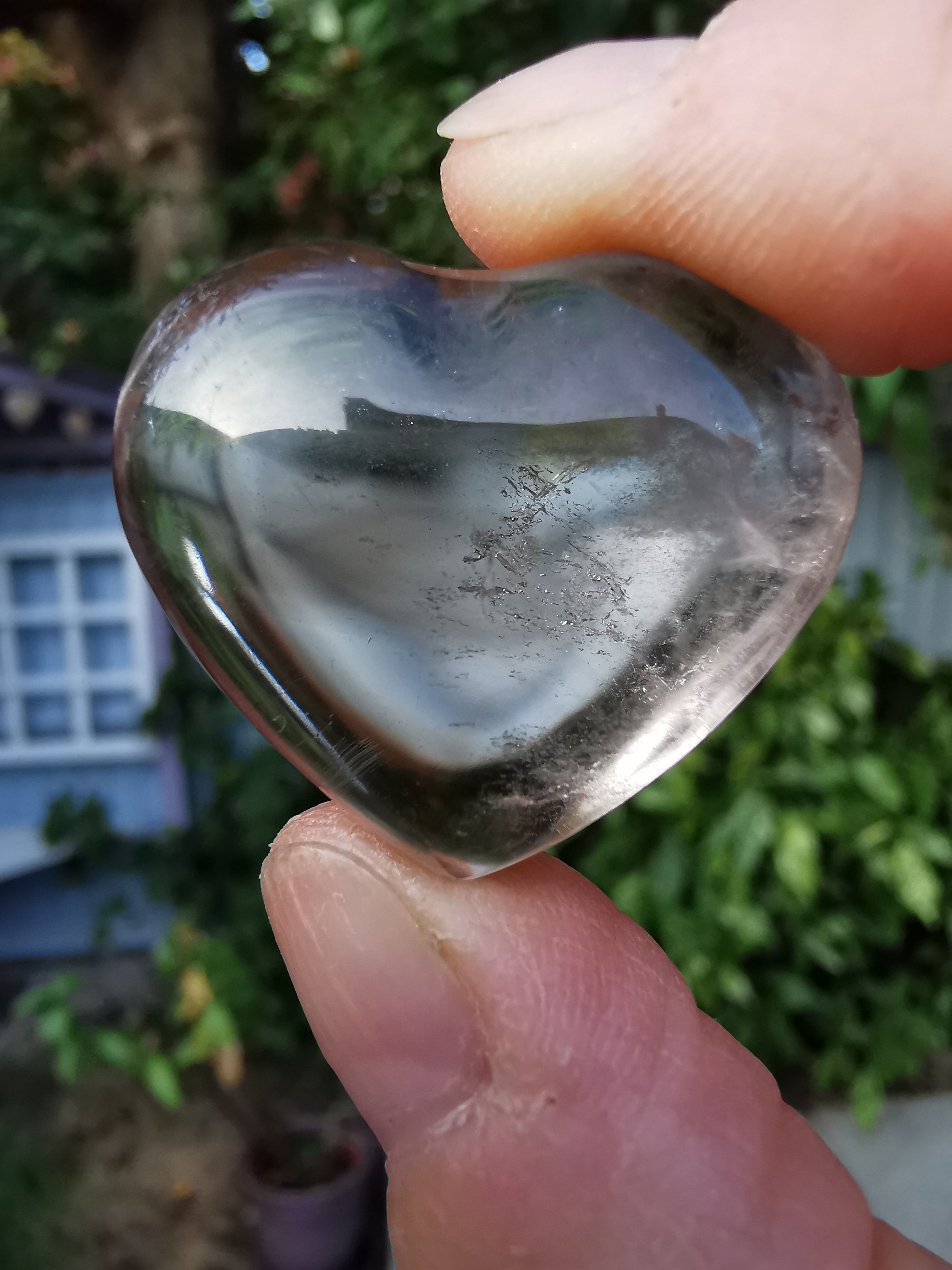 Smoky Quartz Heart - 3cm (width)