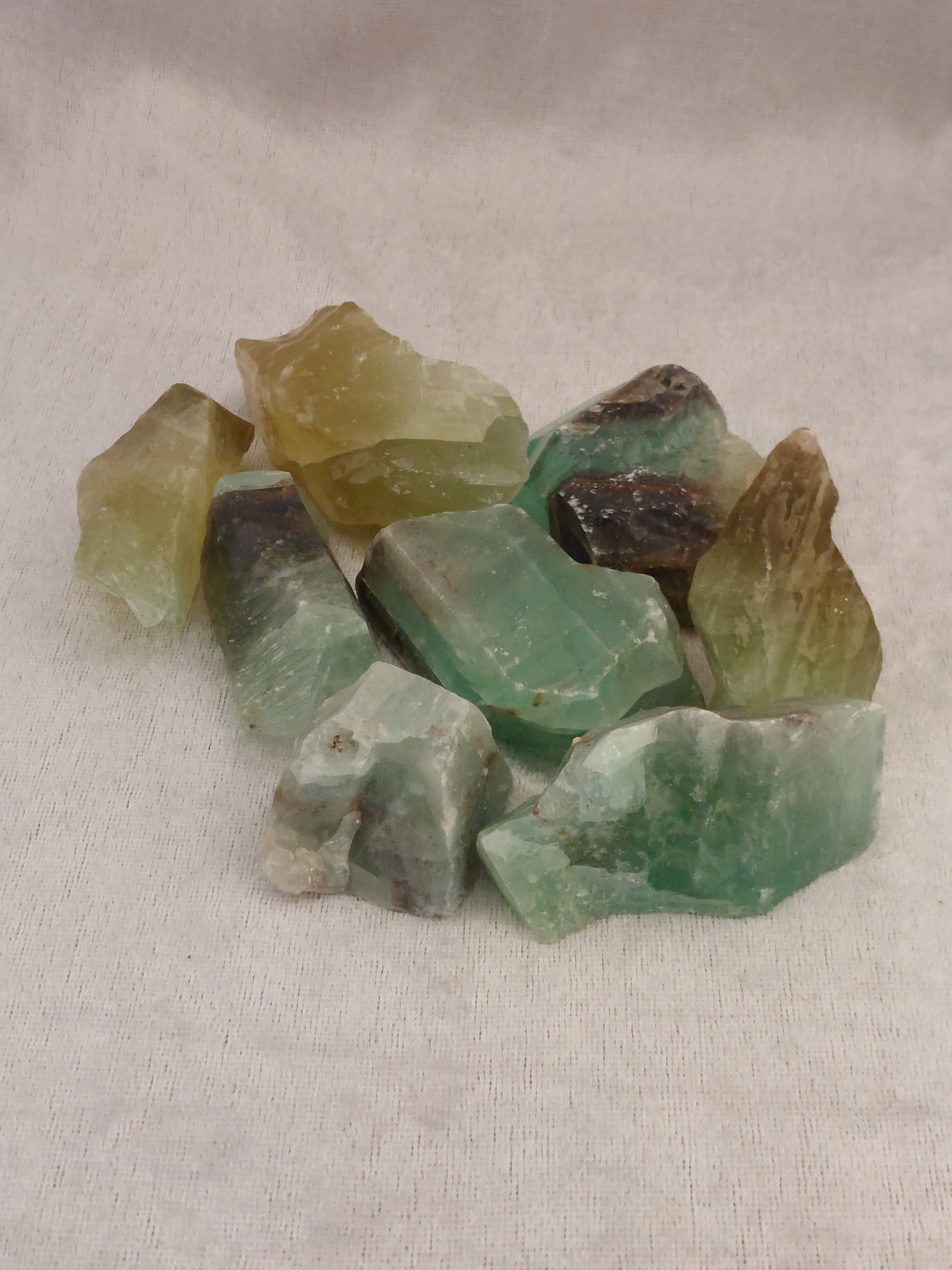 Natural Green Calcite