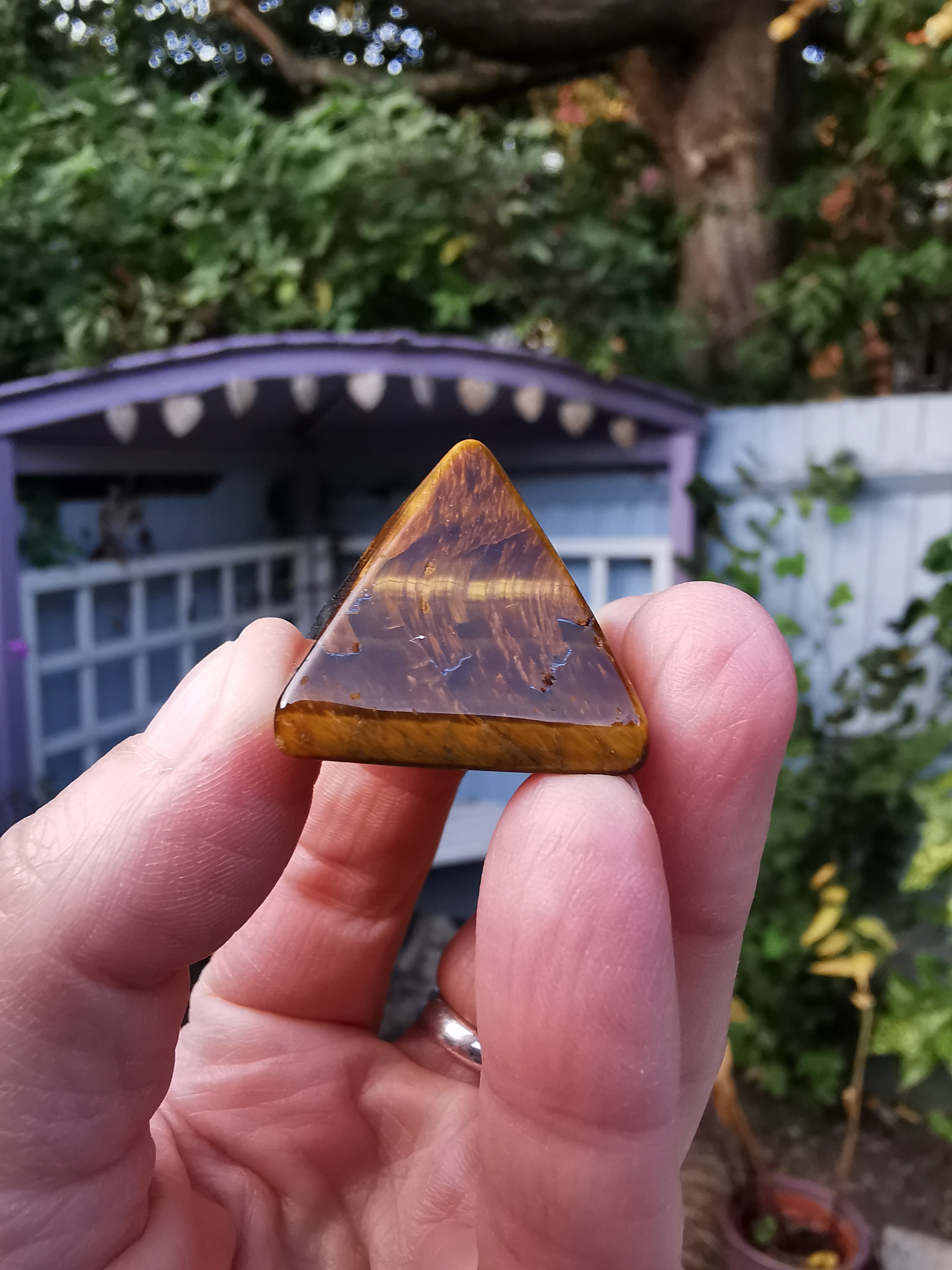 Tiger Eye Pyramid - 2.5cm
