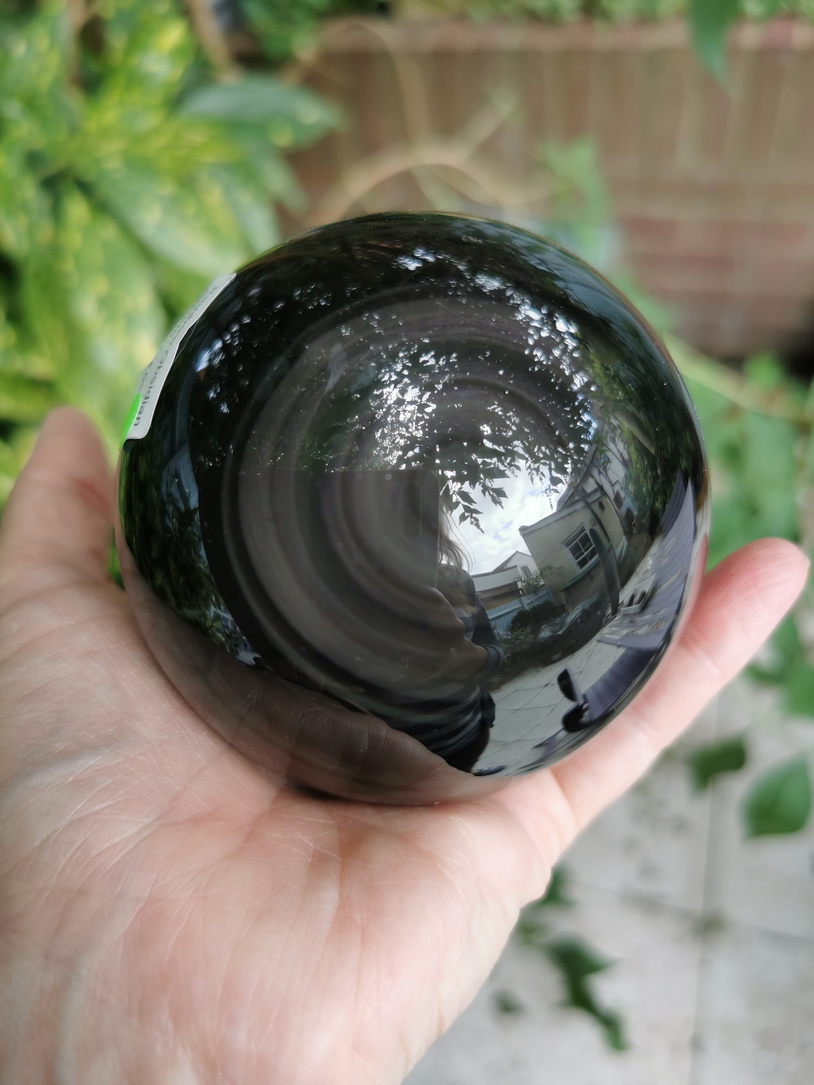 Rainbow Obsidian Sphere - 8.4cm (diameter)