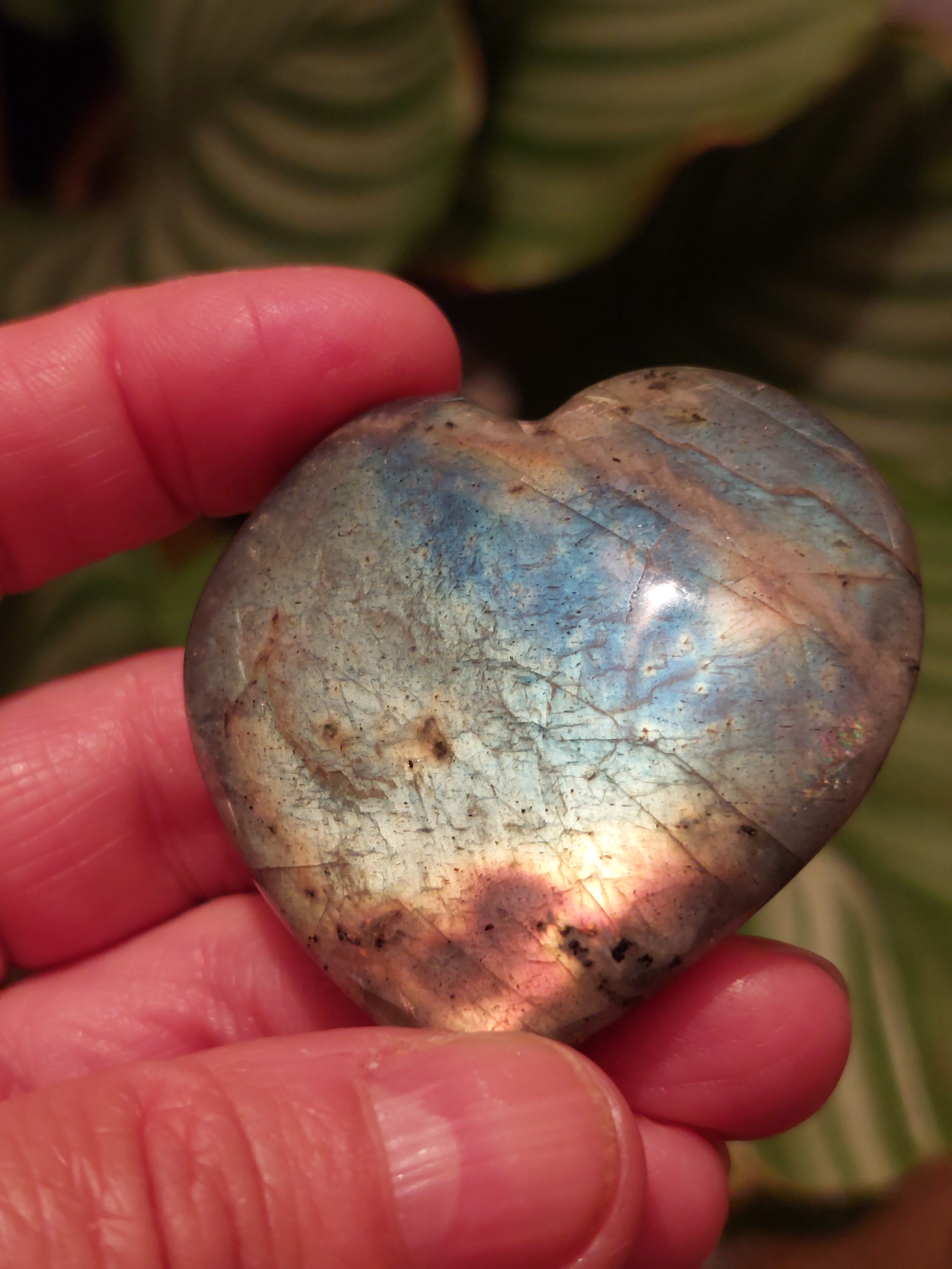 Labradorite Heart - 5cm (width)