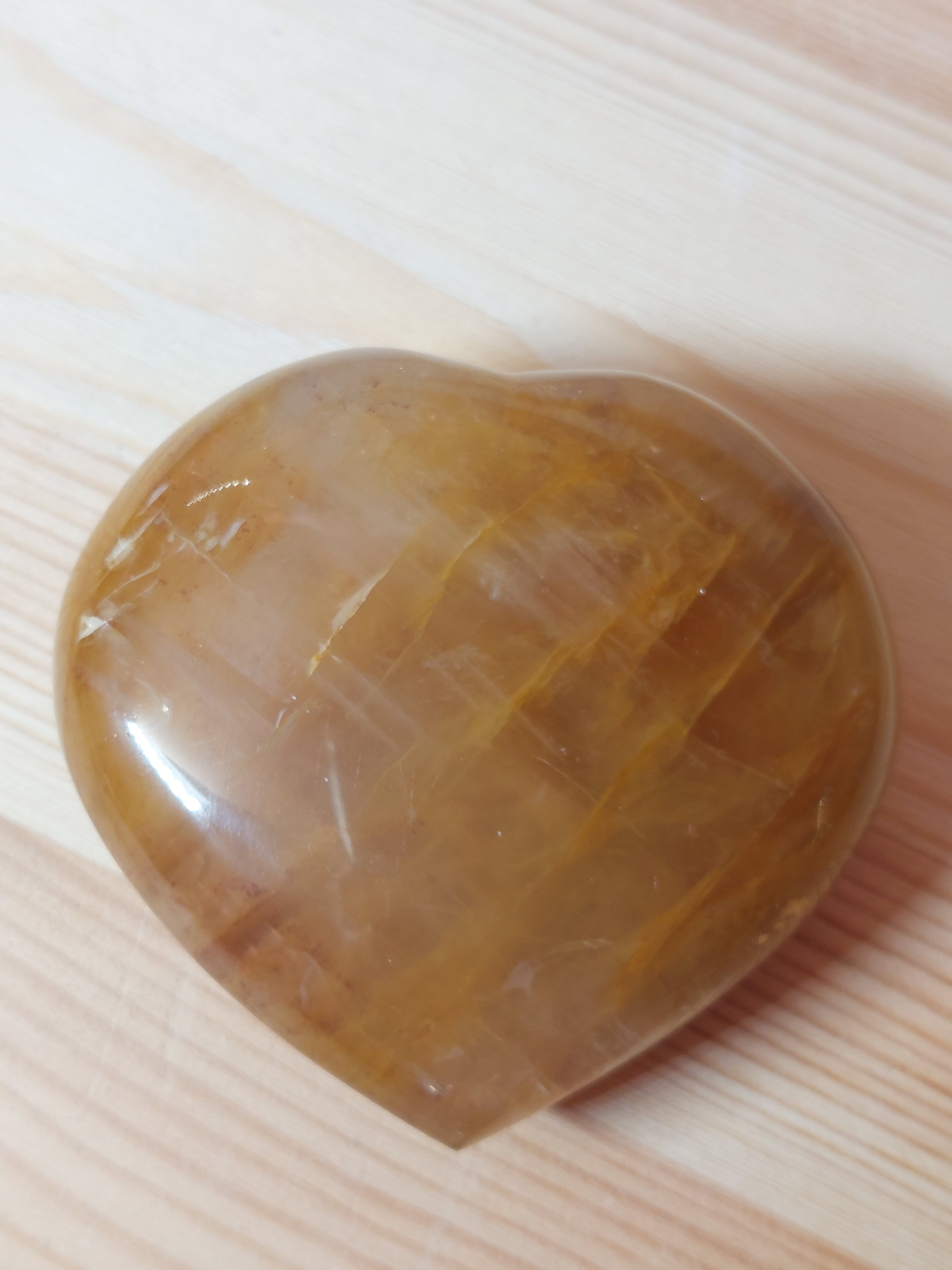 Golden Healer Heart - 9cm (width)