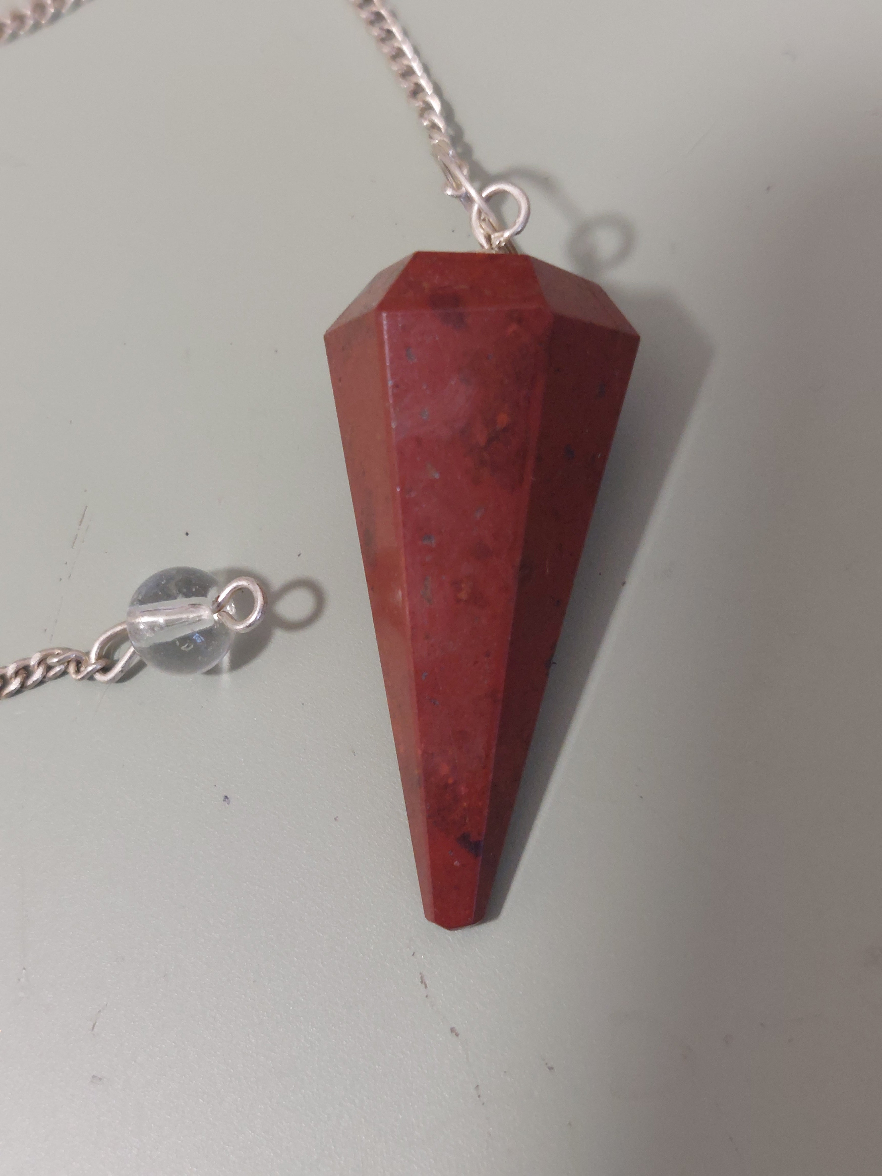 Red Jasper Point Pendulum