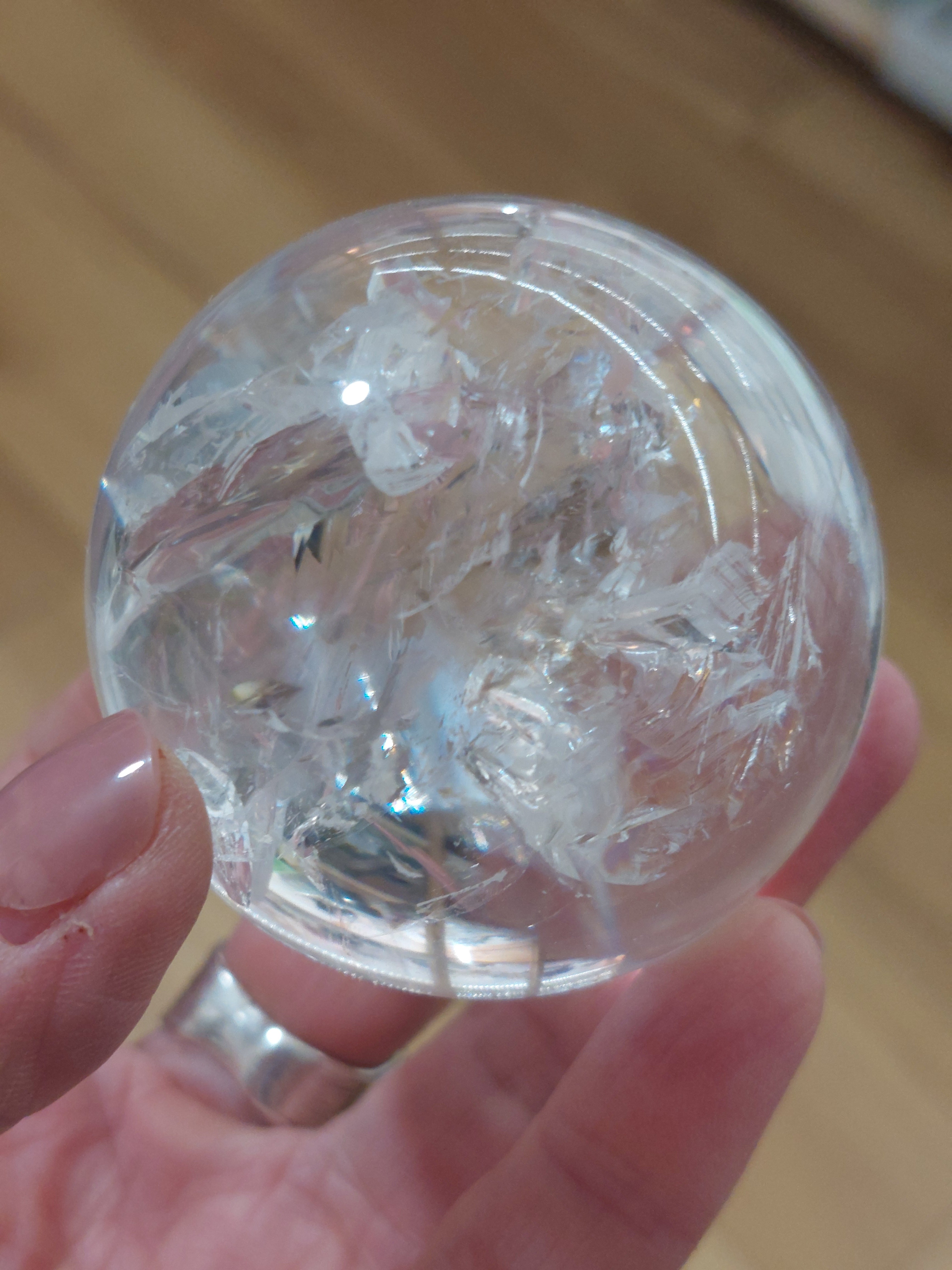 Clear Quartz Sphere - 5.5cm (diameter)