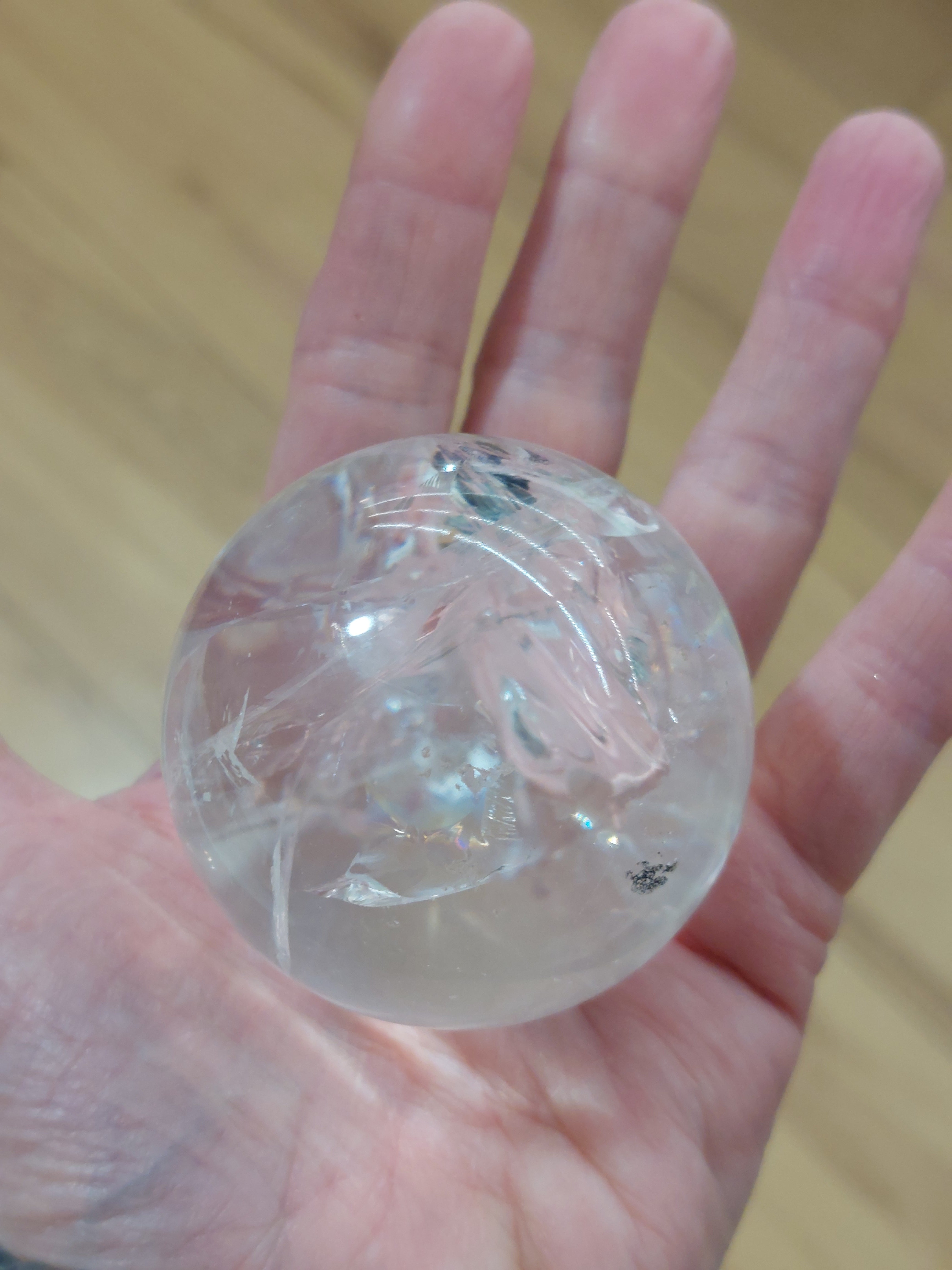 Clear Quartz Sphere - 5.5cm (diameter)