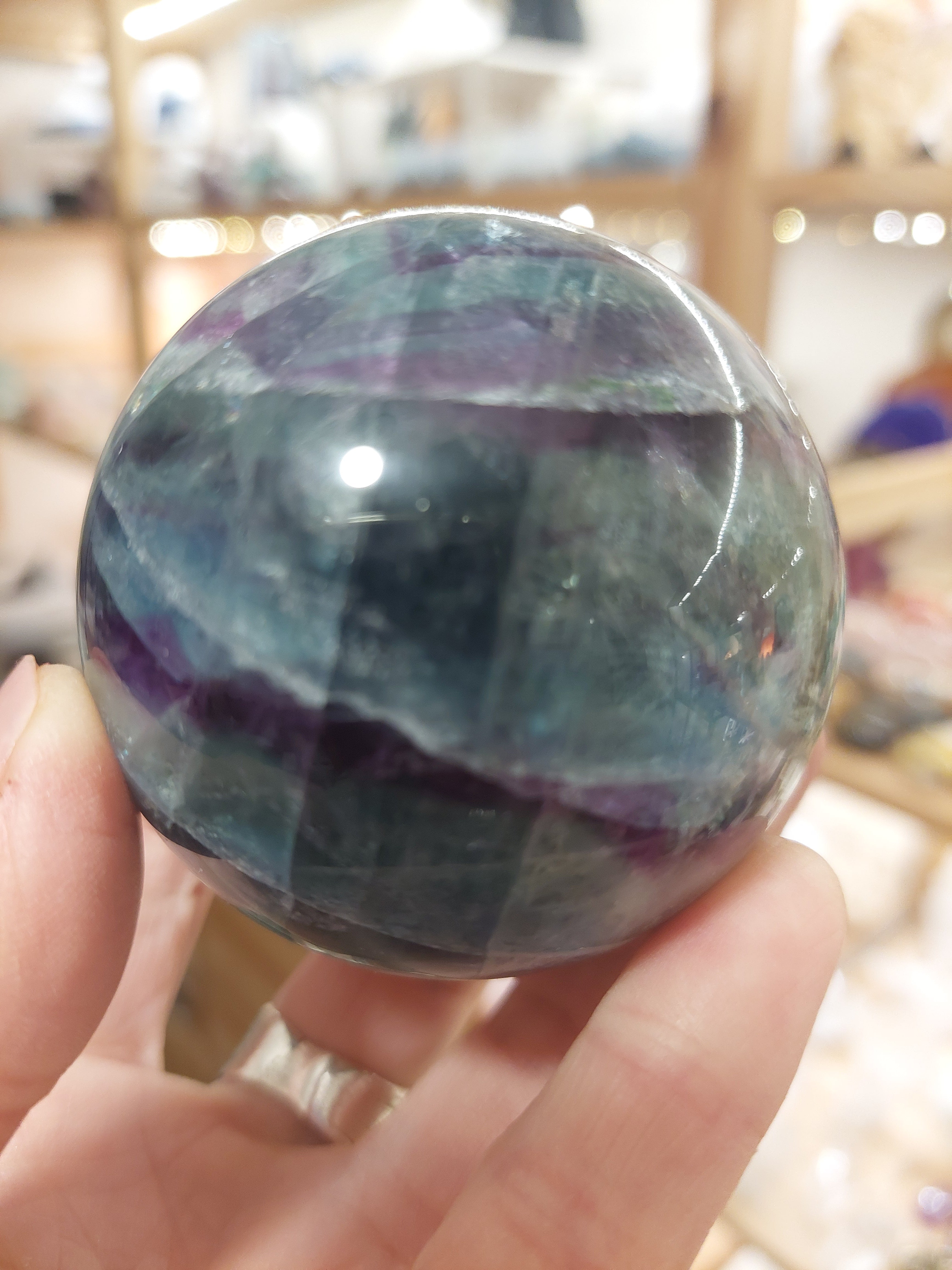 Fluorite Sphere - 6cm (diameter)