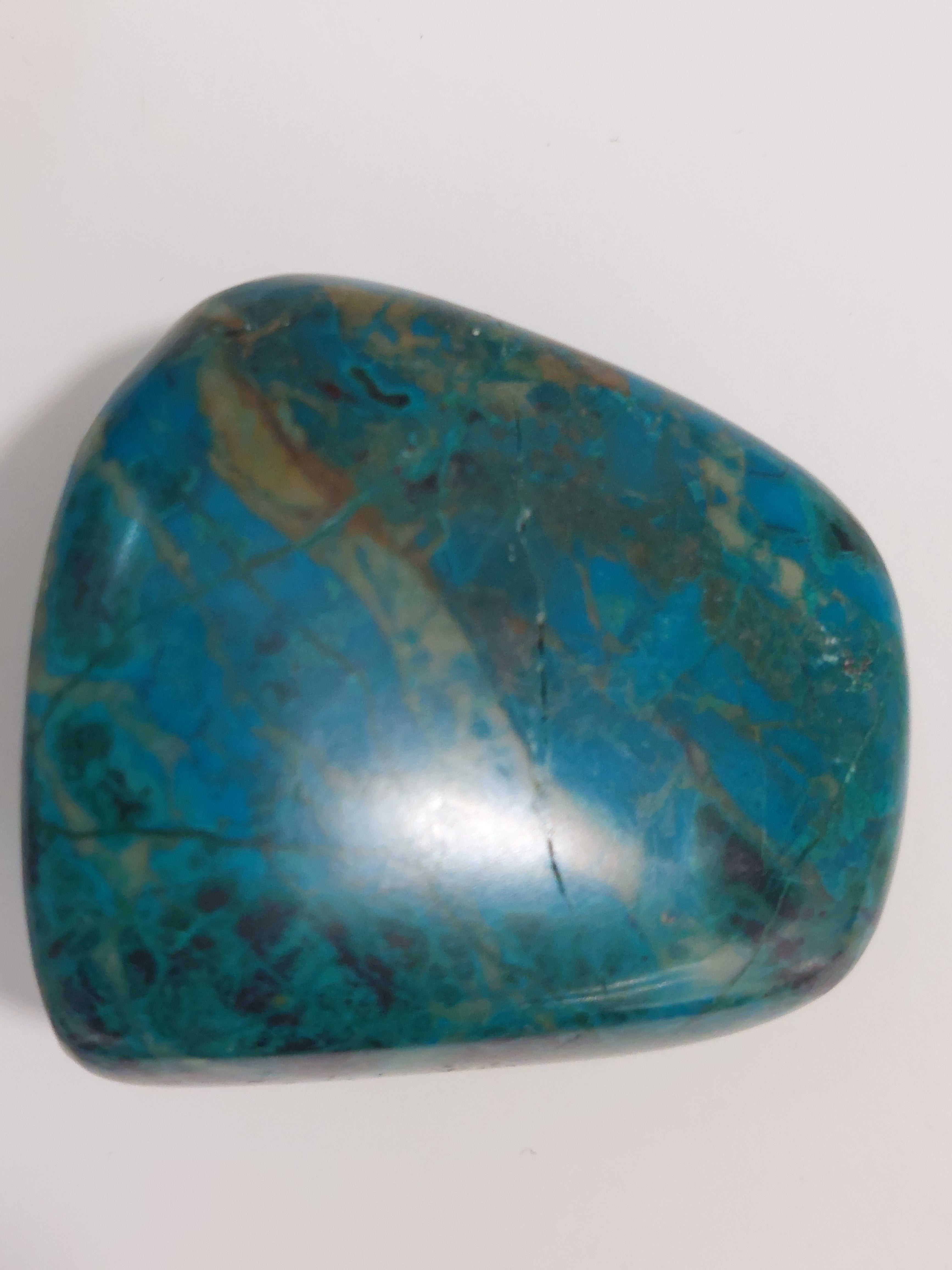 Chrysocolla Palm Stone