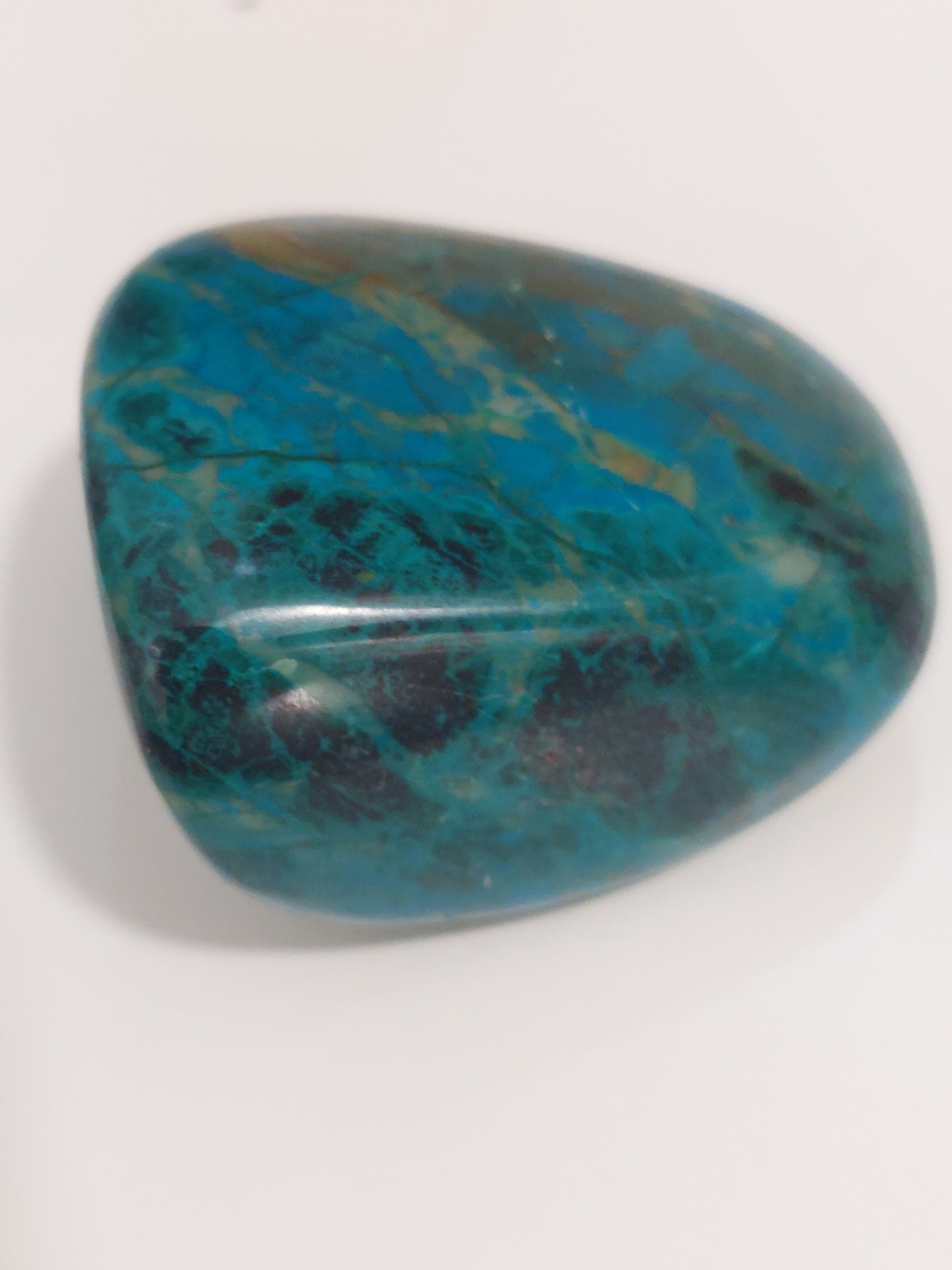 Chrysocolla Palm Stone