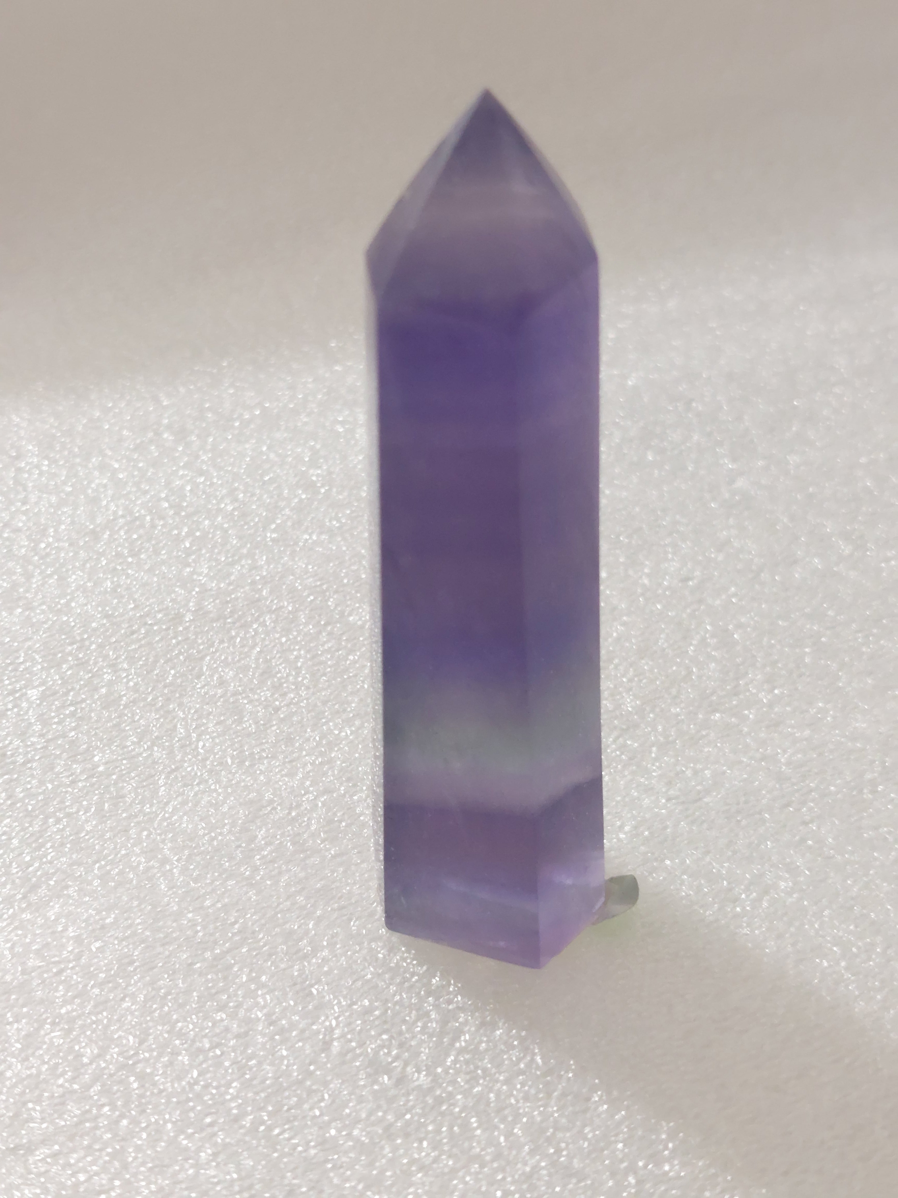 Fluorite Polished Point - DAMAGED