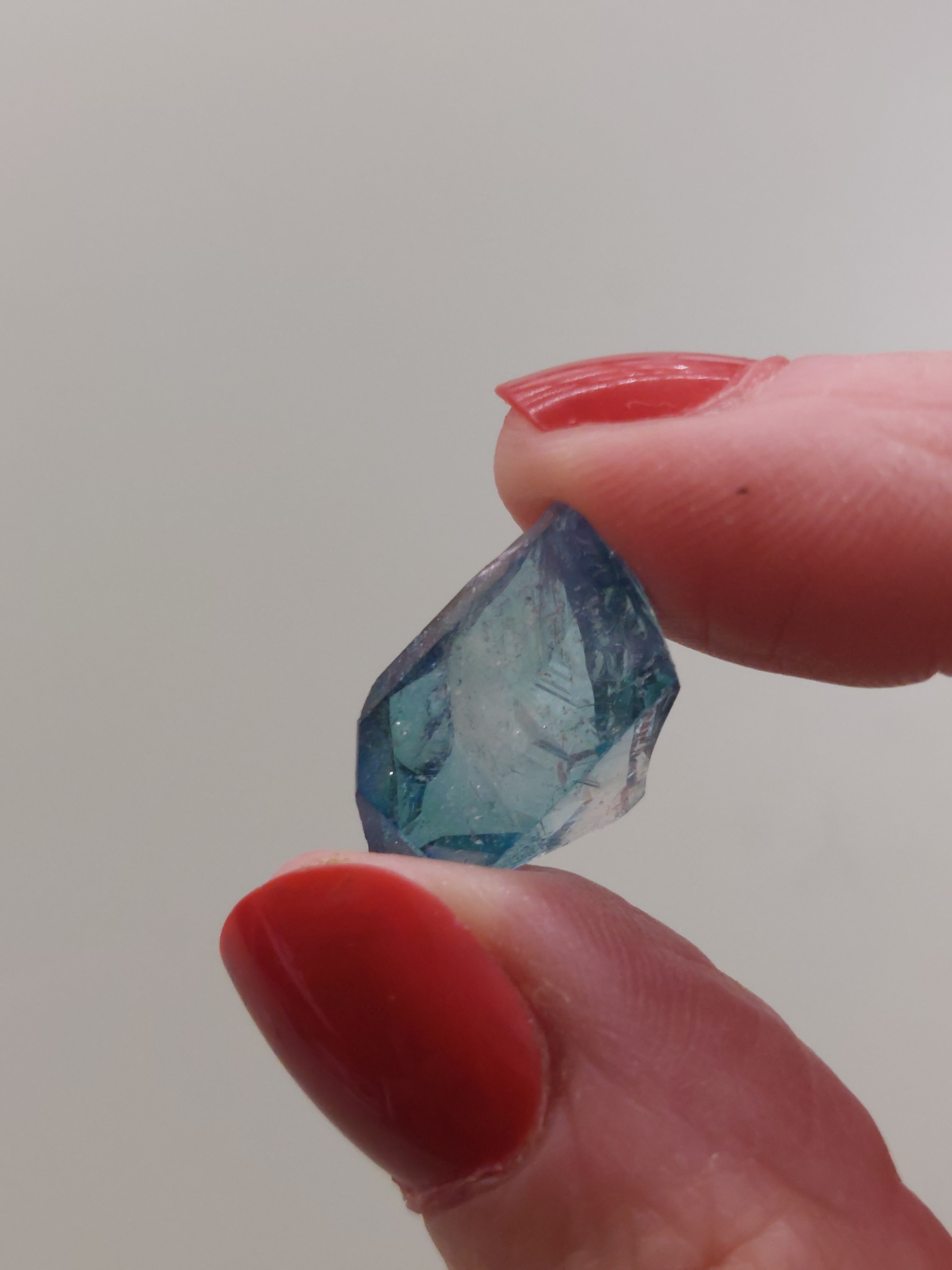 Aqua Aura Quartz Cluster