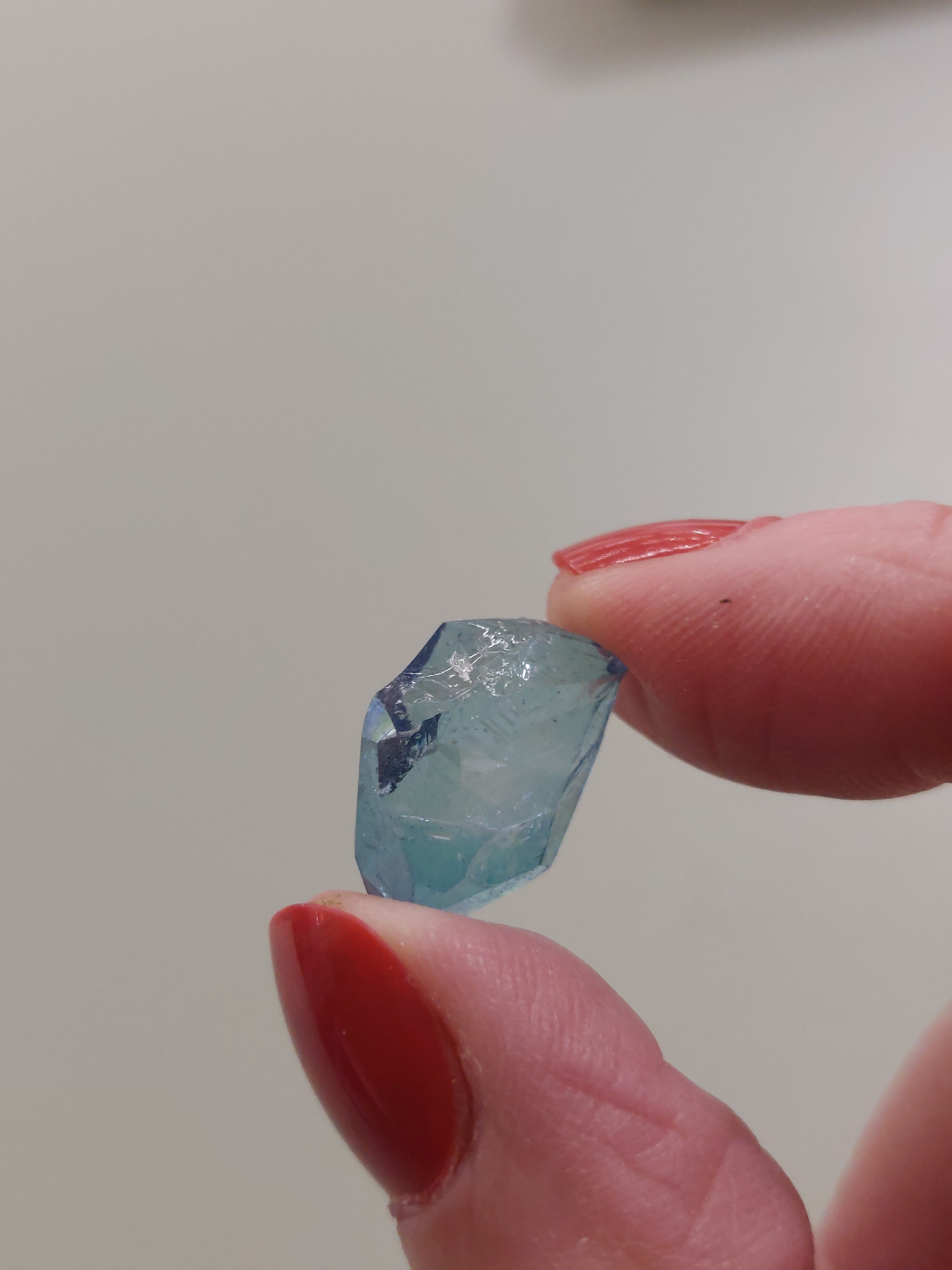 Aqua Aura Quartz Cluster