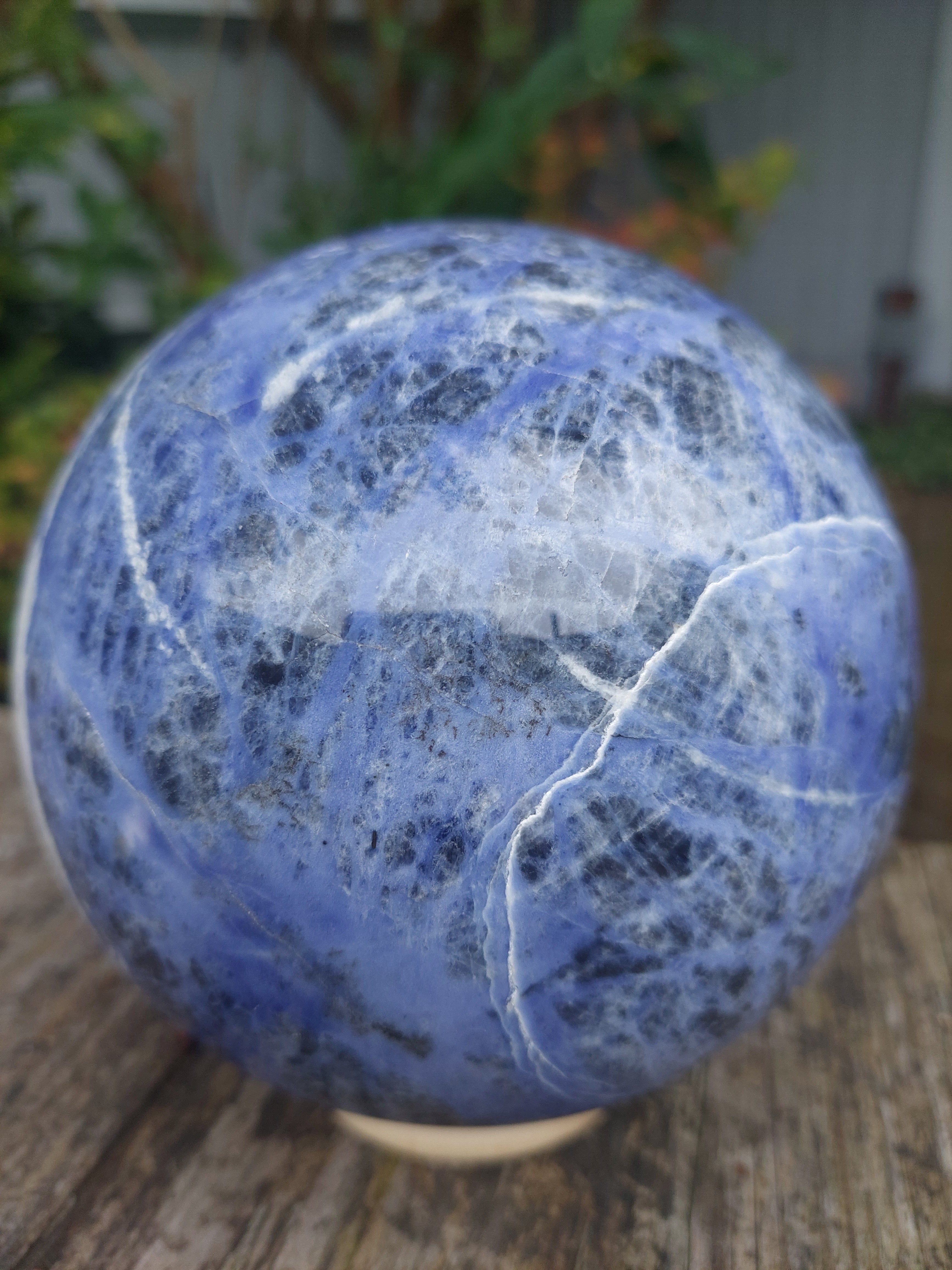 Sodalite Sphere - 13cm Diameter