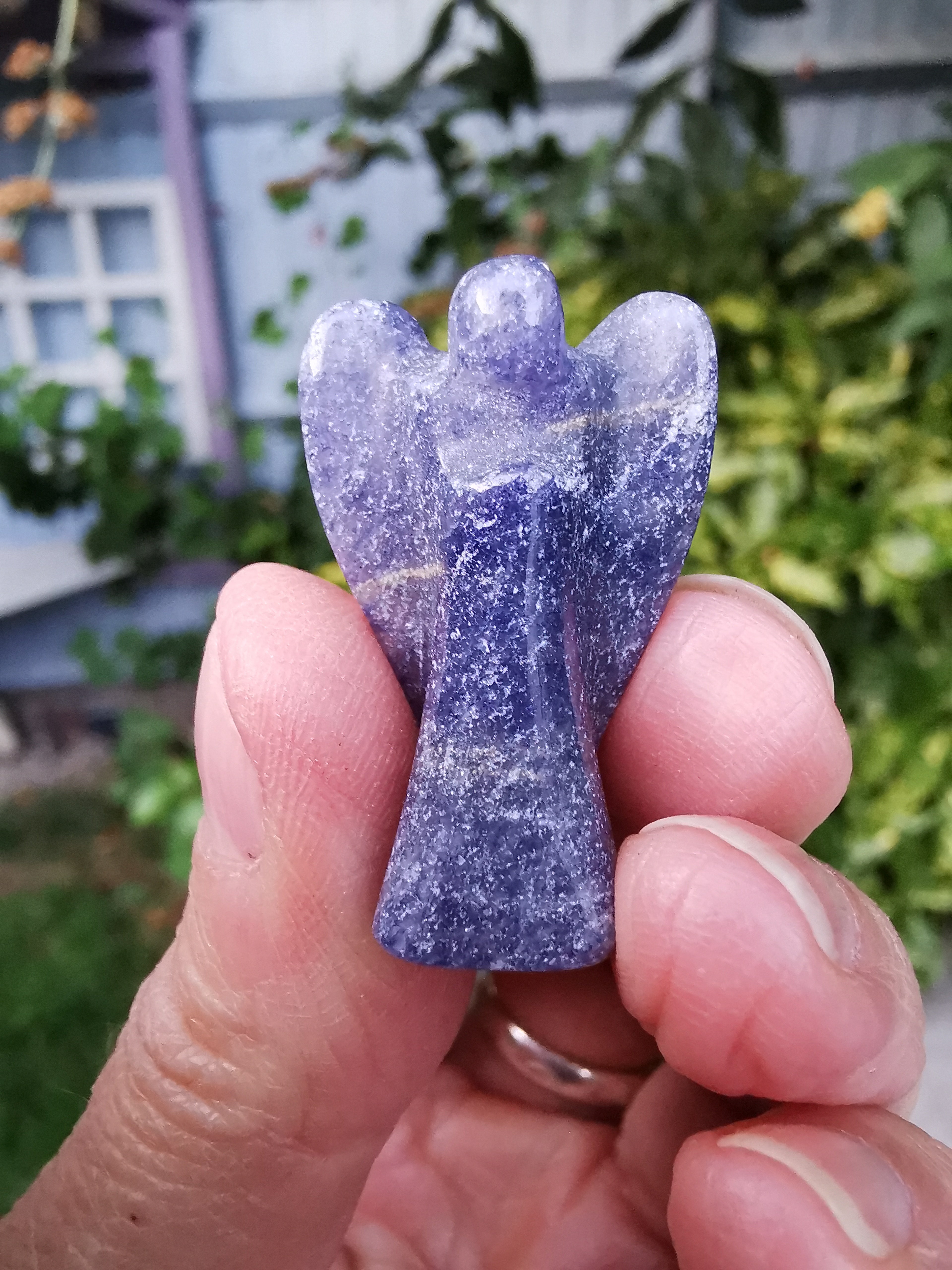 Blue Quartz Angel - 3cm