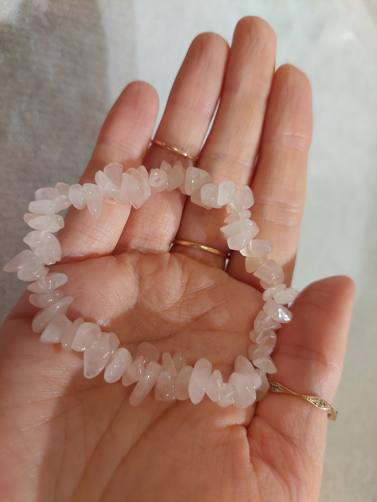 Rose quartz clearance chip beads