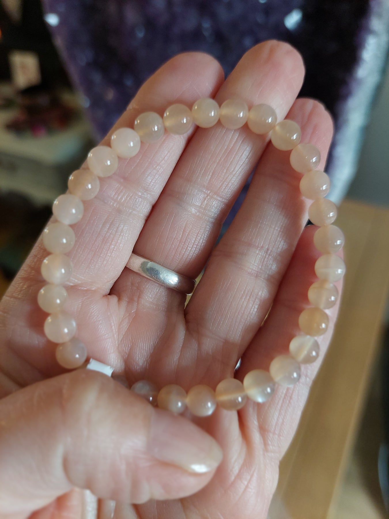 Peach Moonstone