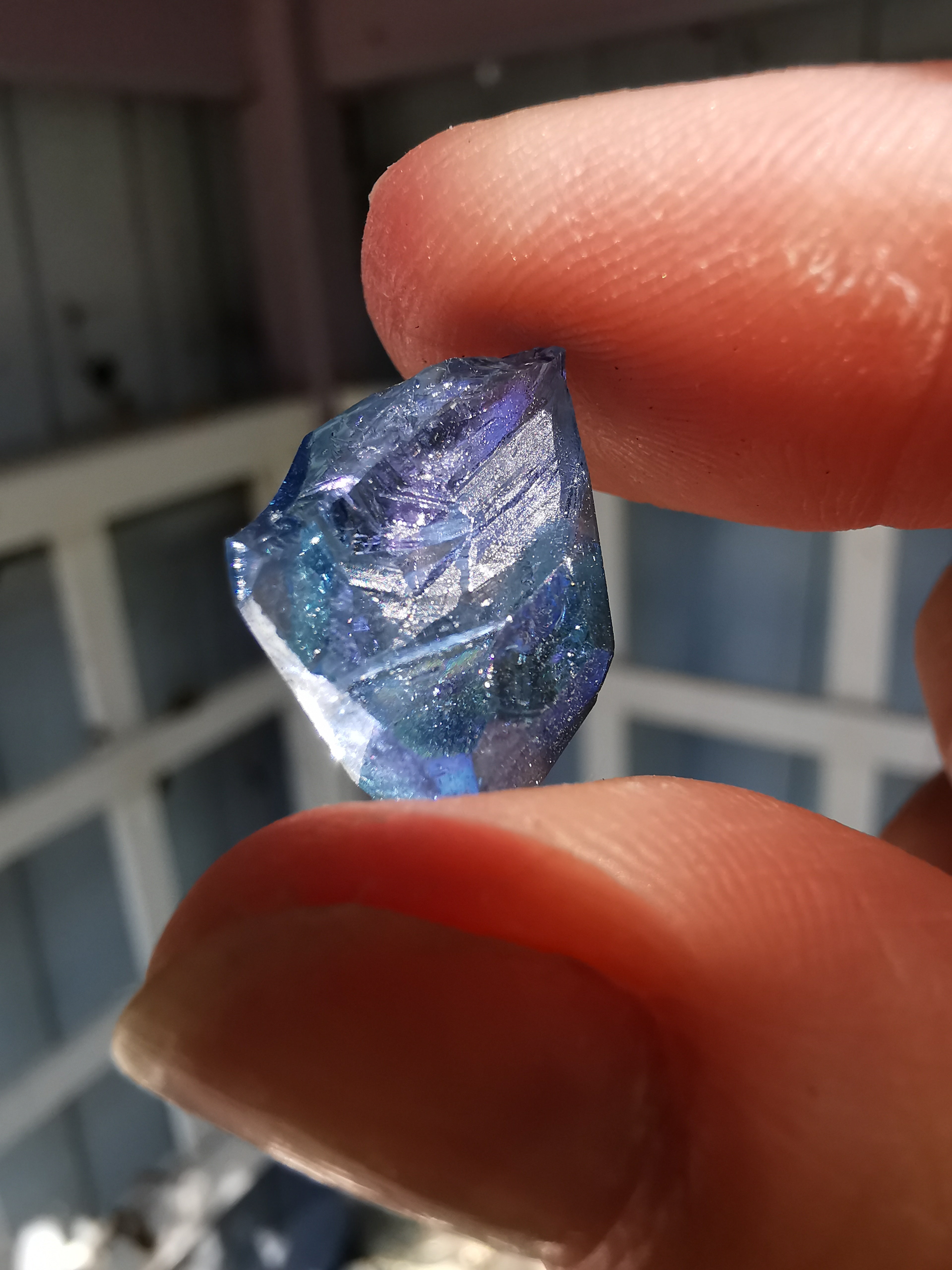 Aqua Aura Quartz Cluster