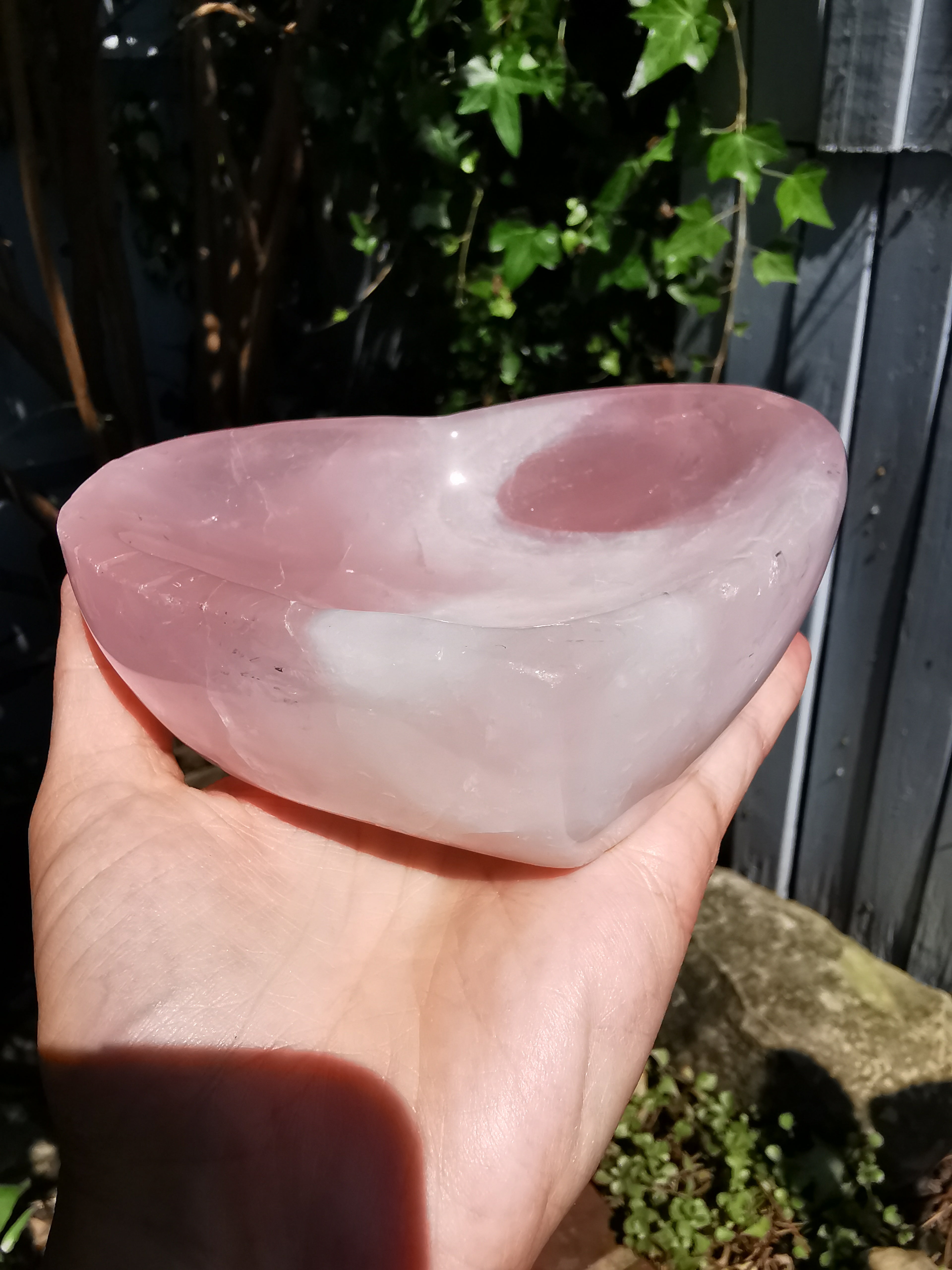 Rose Quartz Heart Shaped Dish