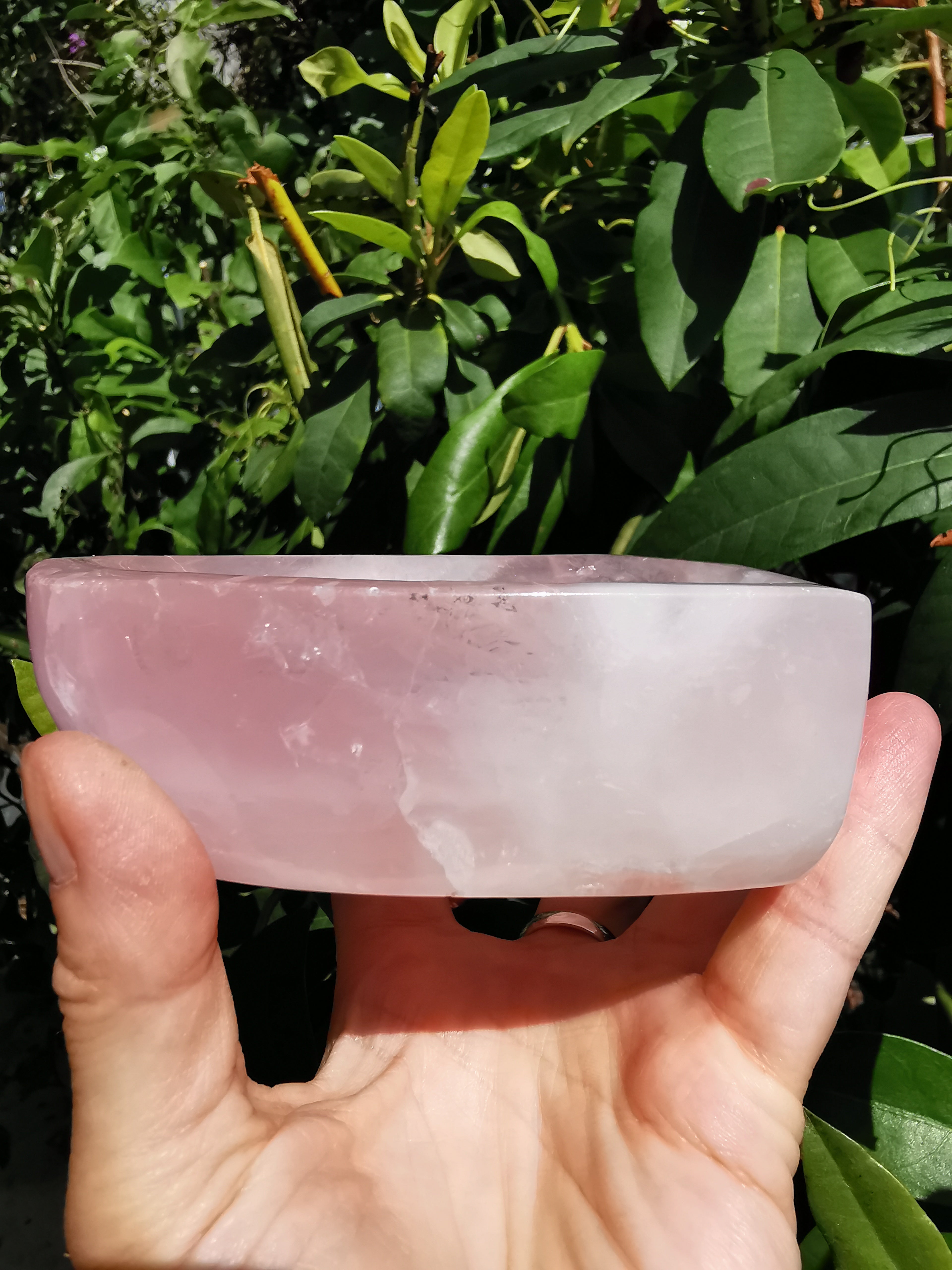 Rose Quartz Heart Shaped Dish