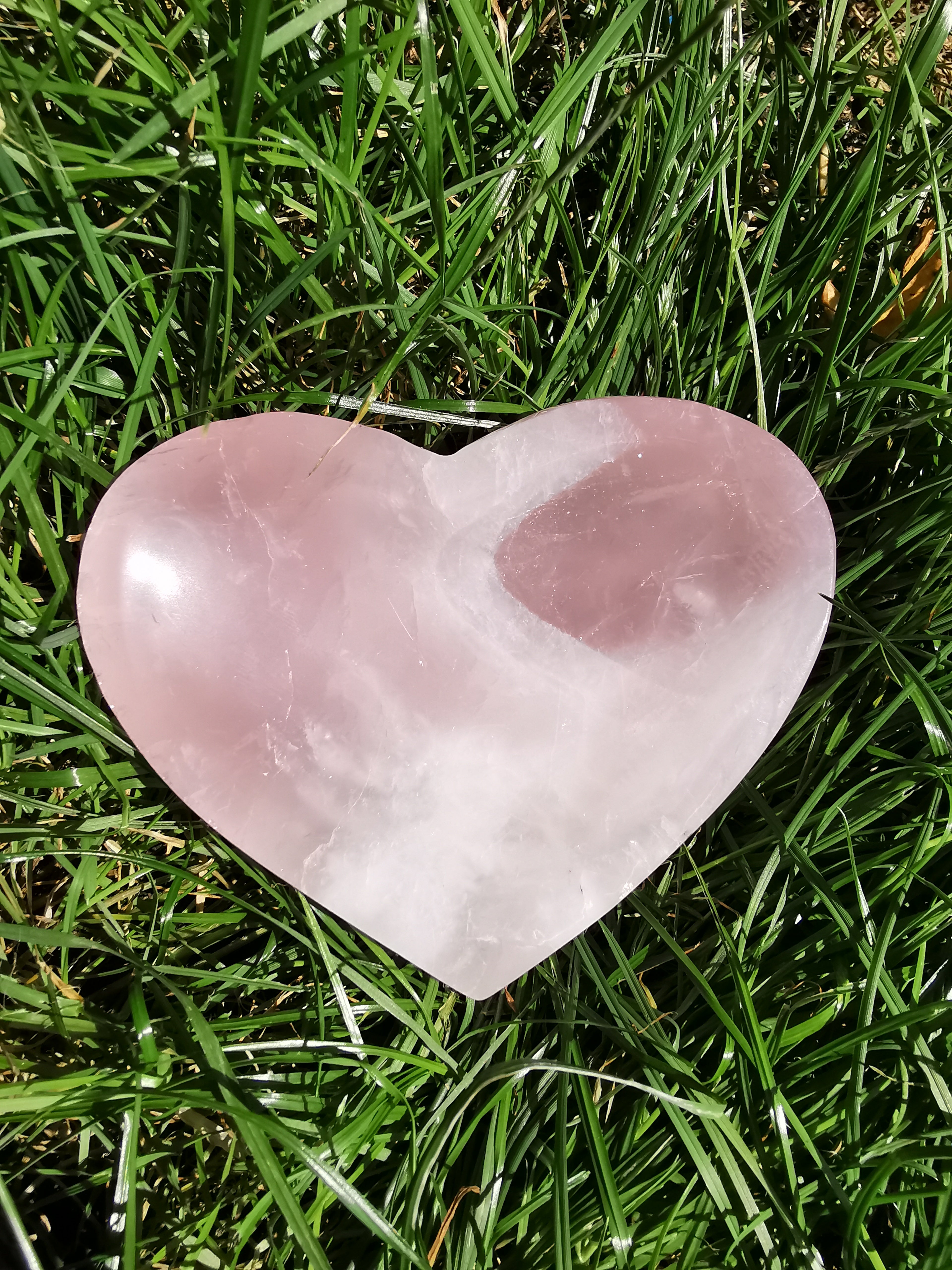 Rose Quartz Heart Shaped Dish