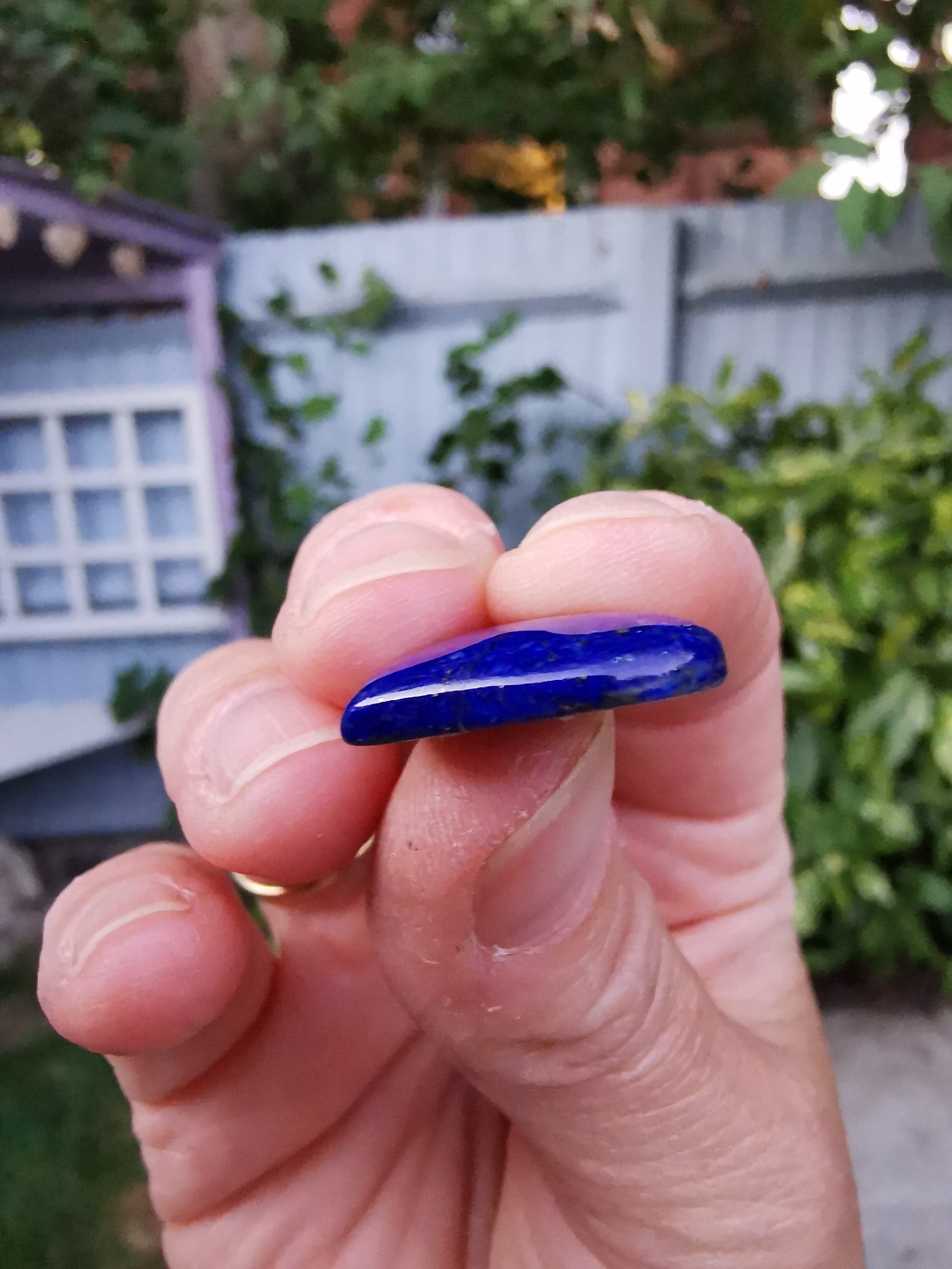 Lapis Lazuli Cabochon Heart - 2.2cm (width)