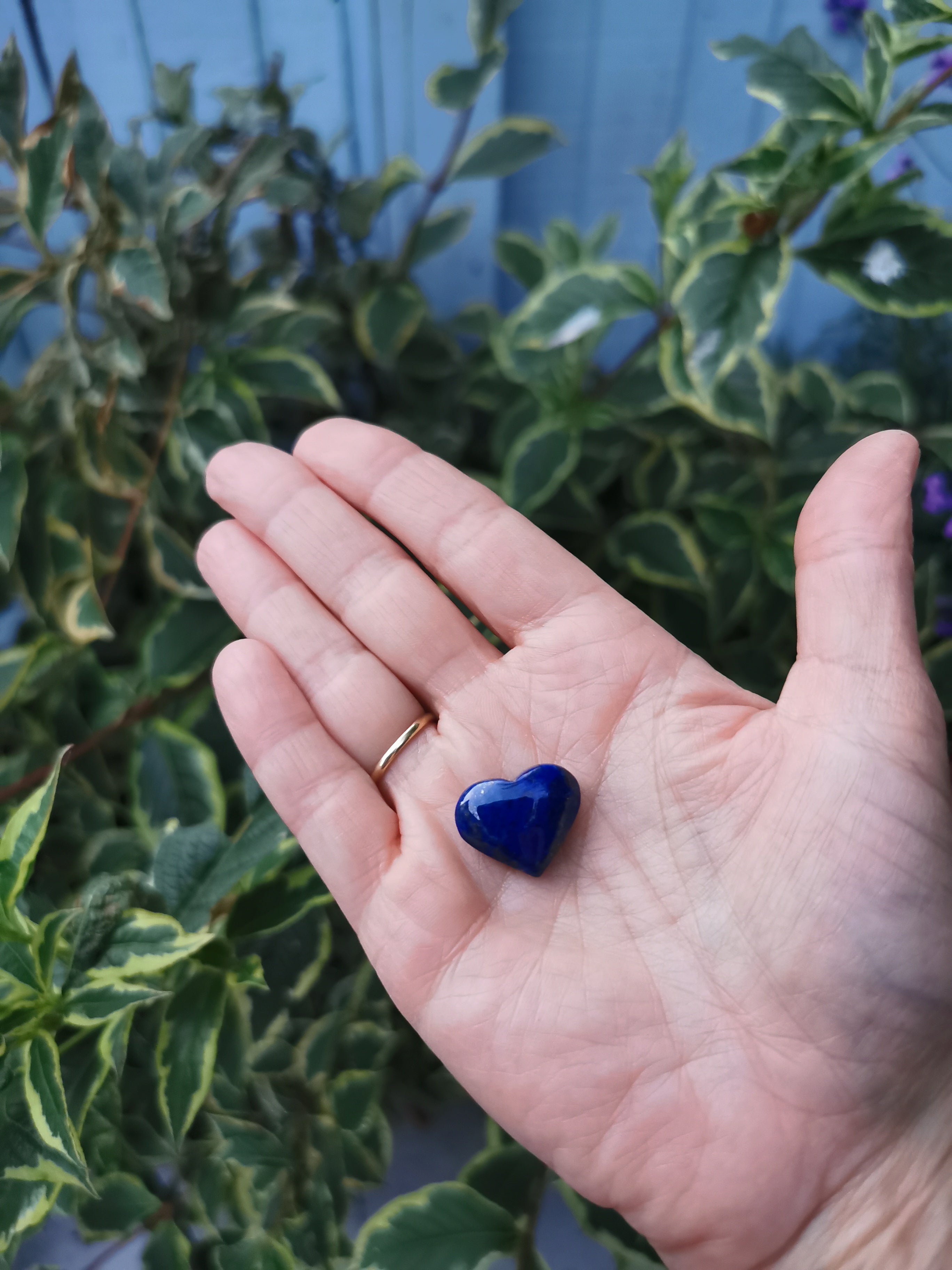 Lapis Lazuli Heart - 2cm (width)