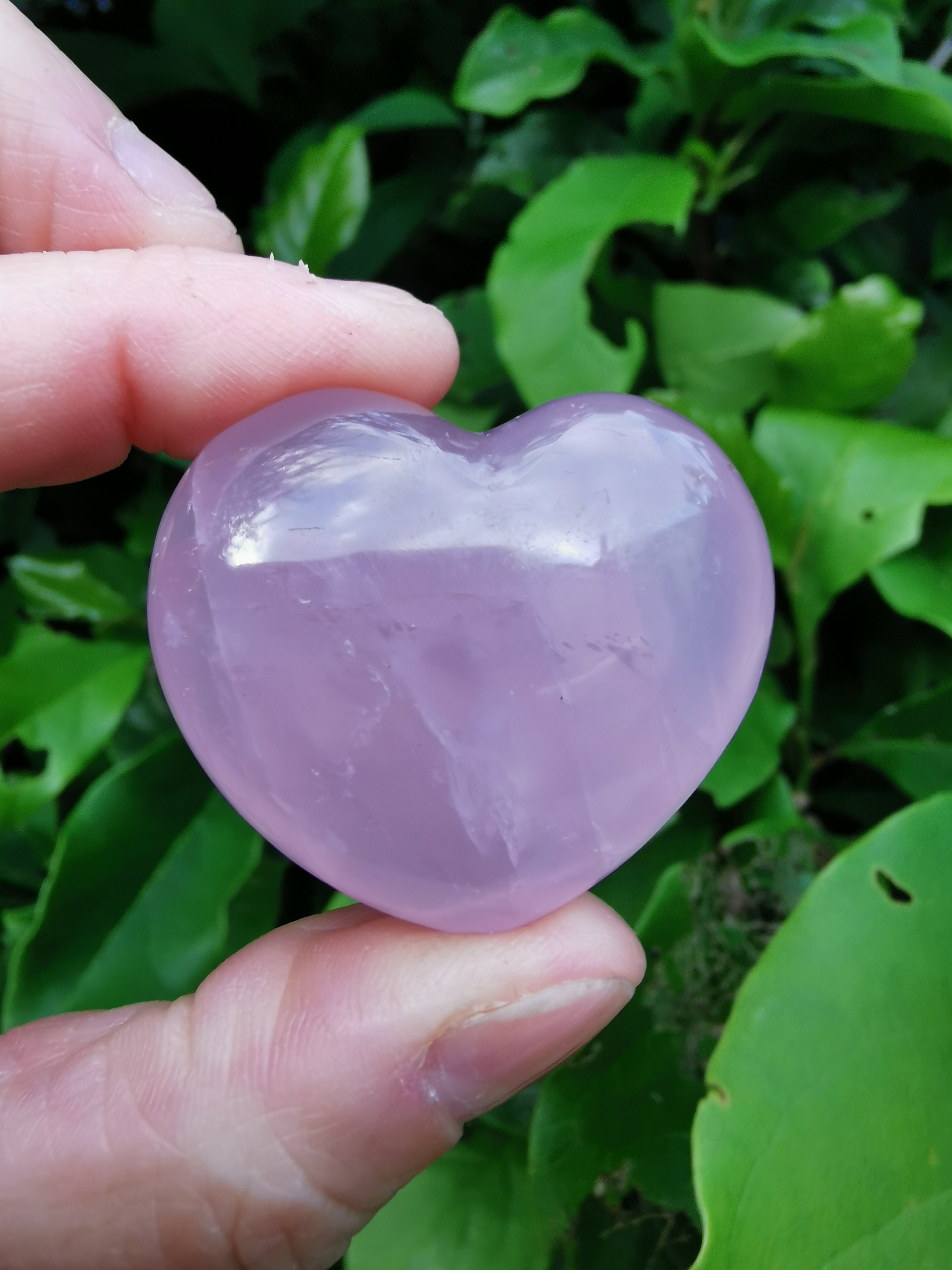 Rose Quartz Heart - 4cm (width)