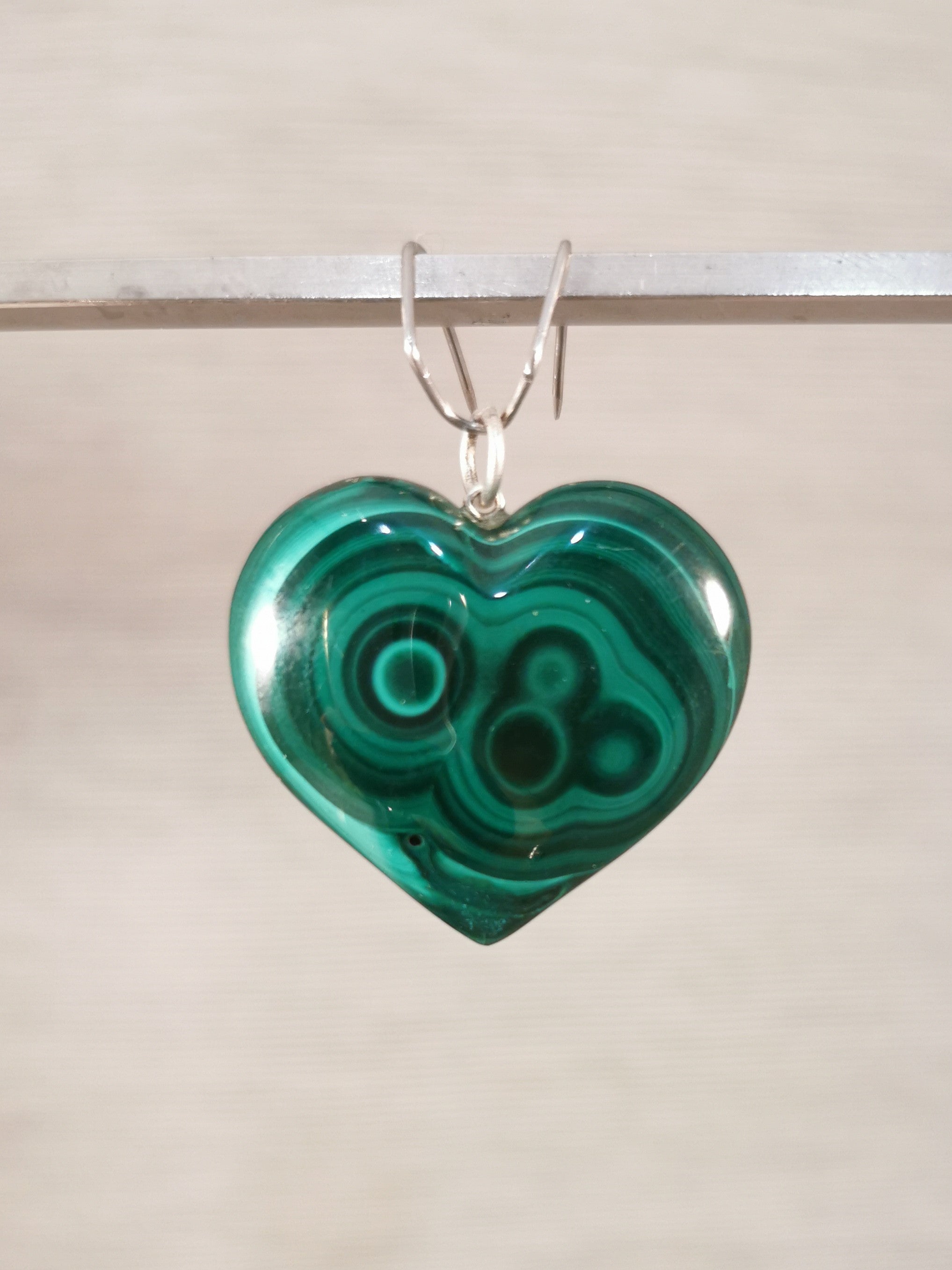 Malachite Heart Pendant
