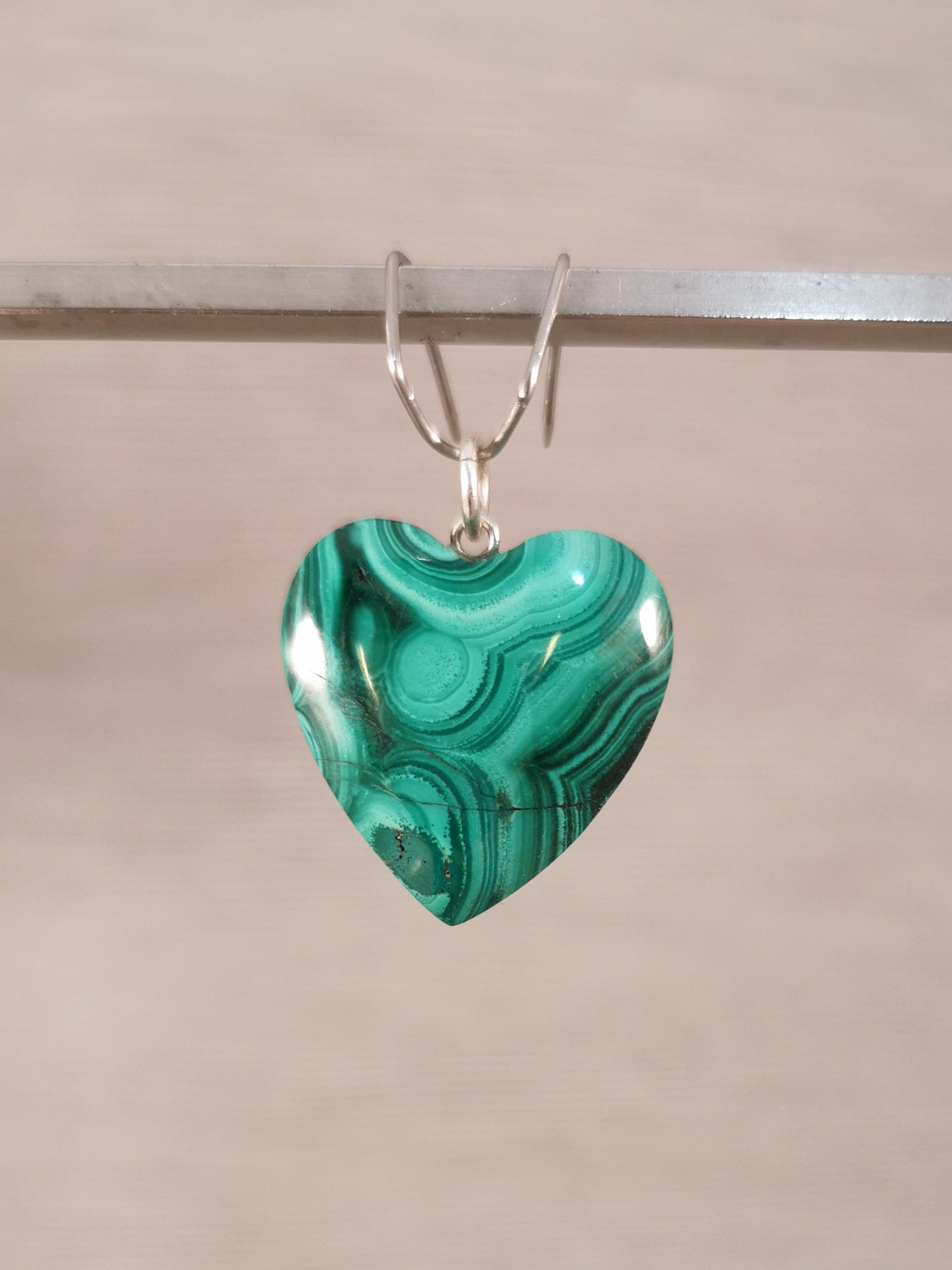 Malachite Heart Pendant