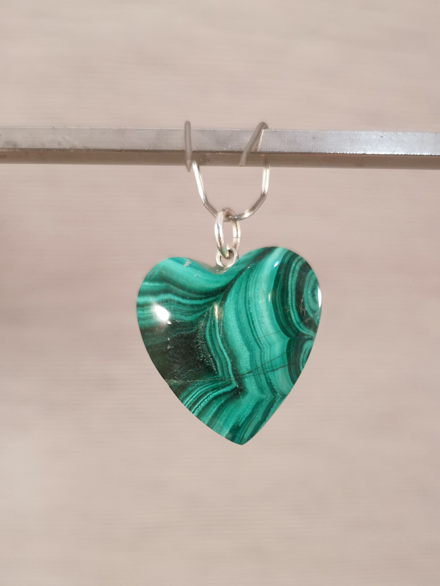 Malachite Heart Pendant