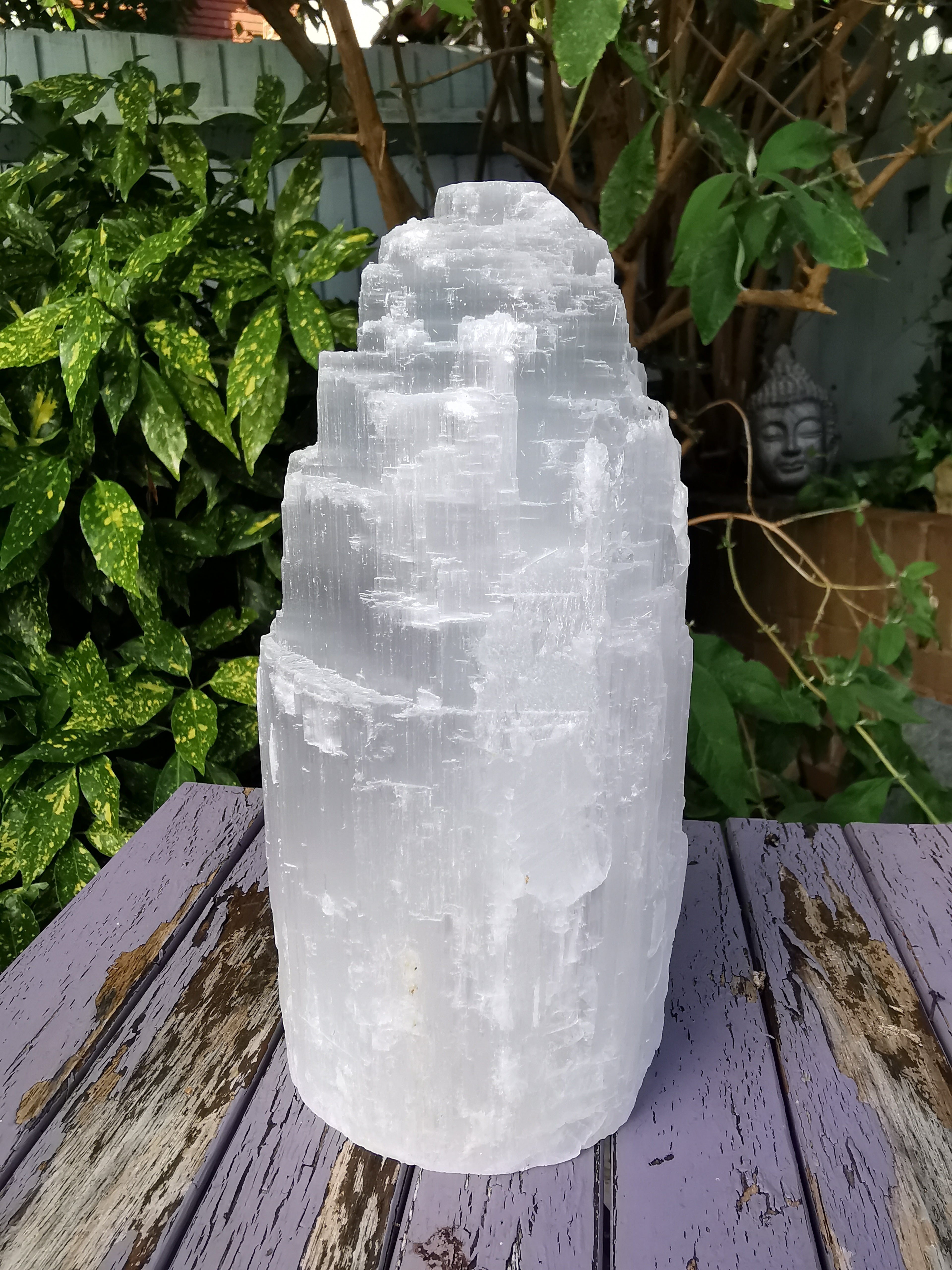 Selenite Lamp - 20cm