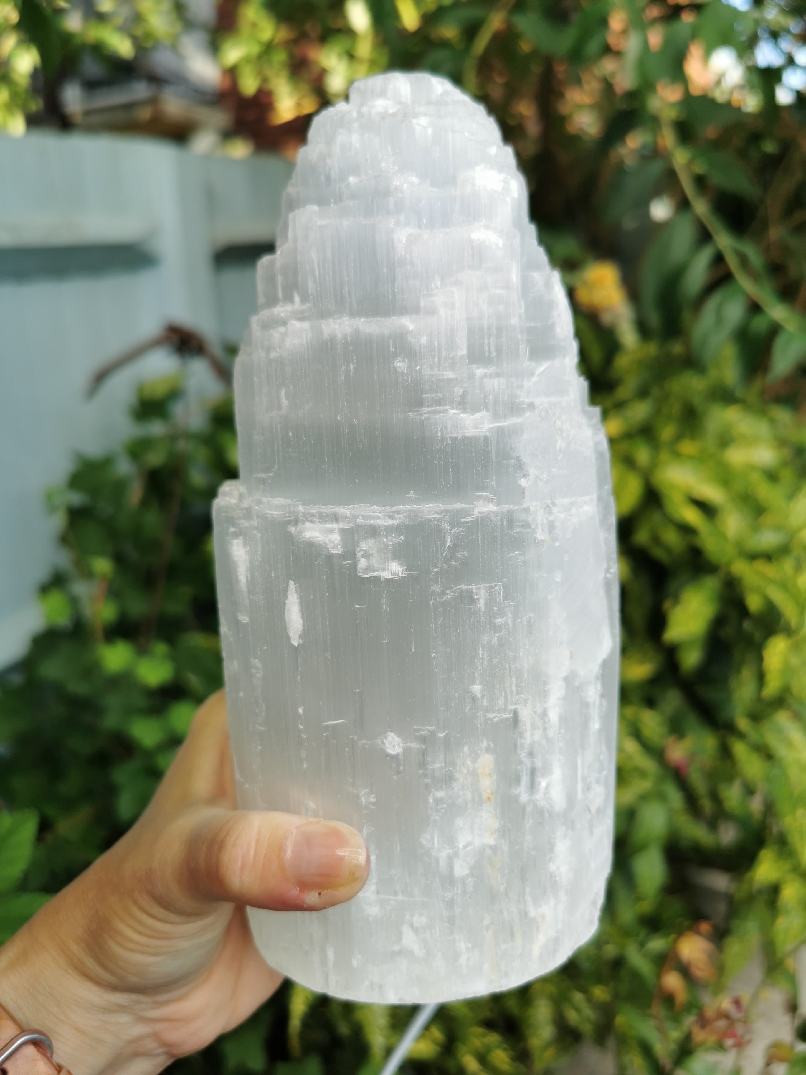 Selenite Lamp - 20cm