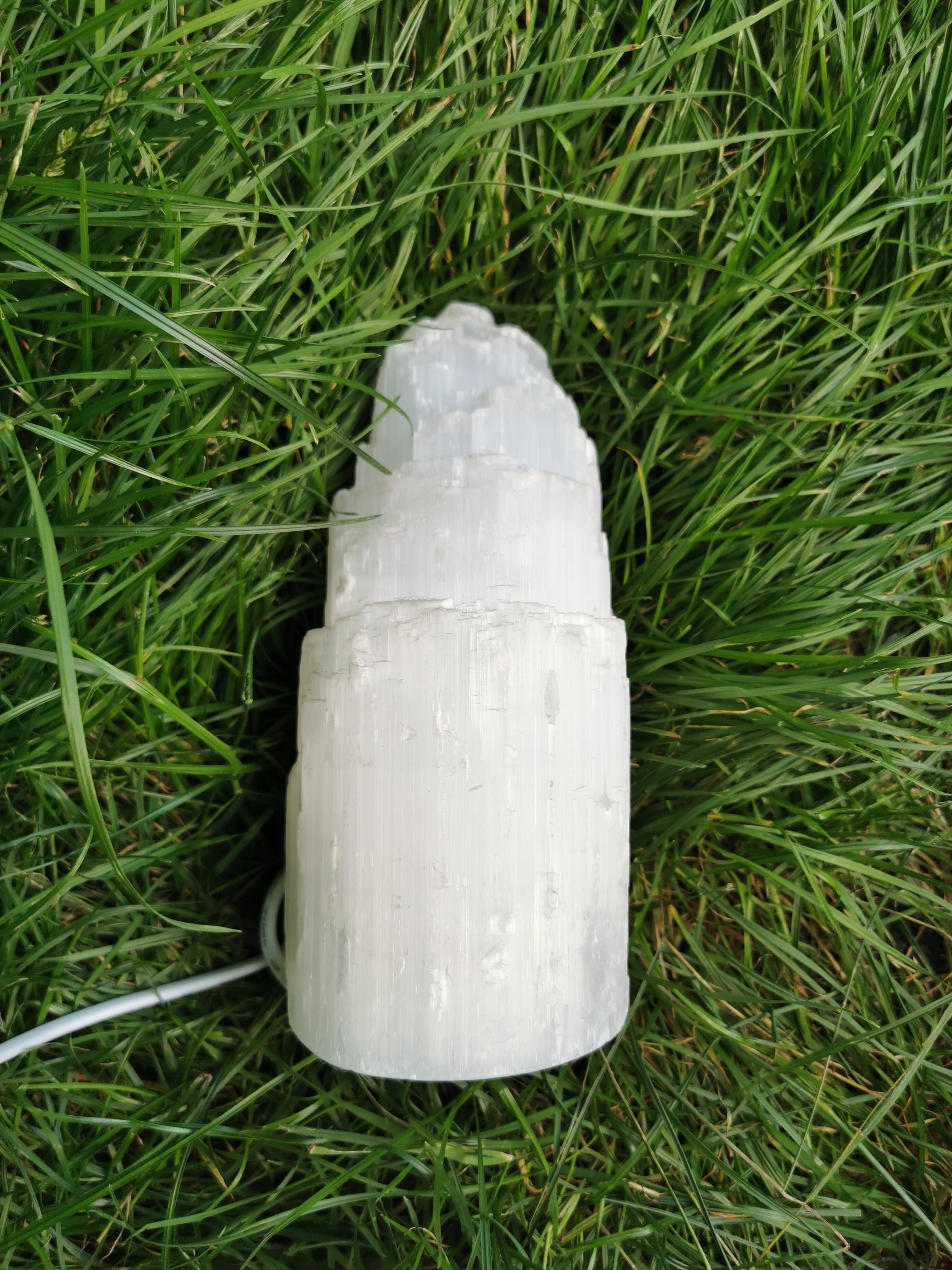 Selenite Lamp - 20cm