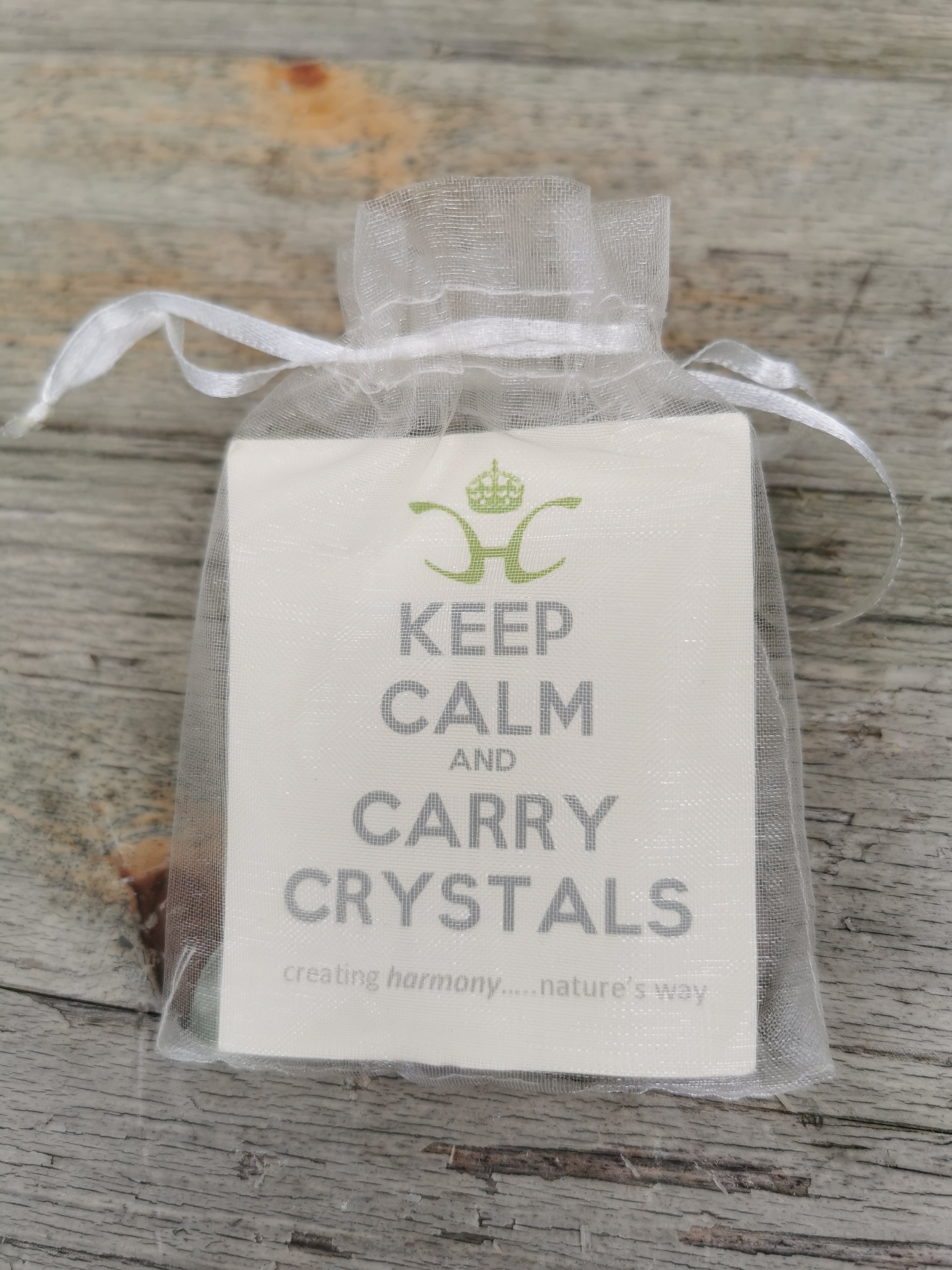Keep Calm and Carry Crystals - Bag of 5 Calming Crystals