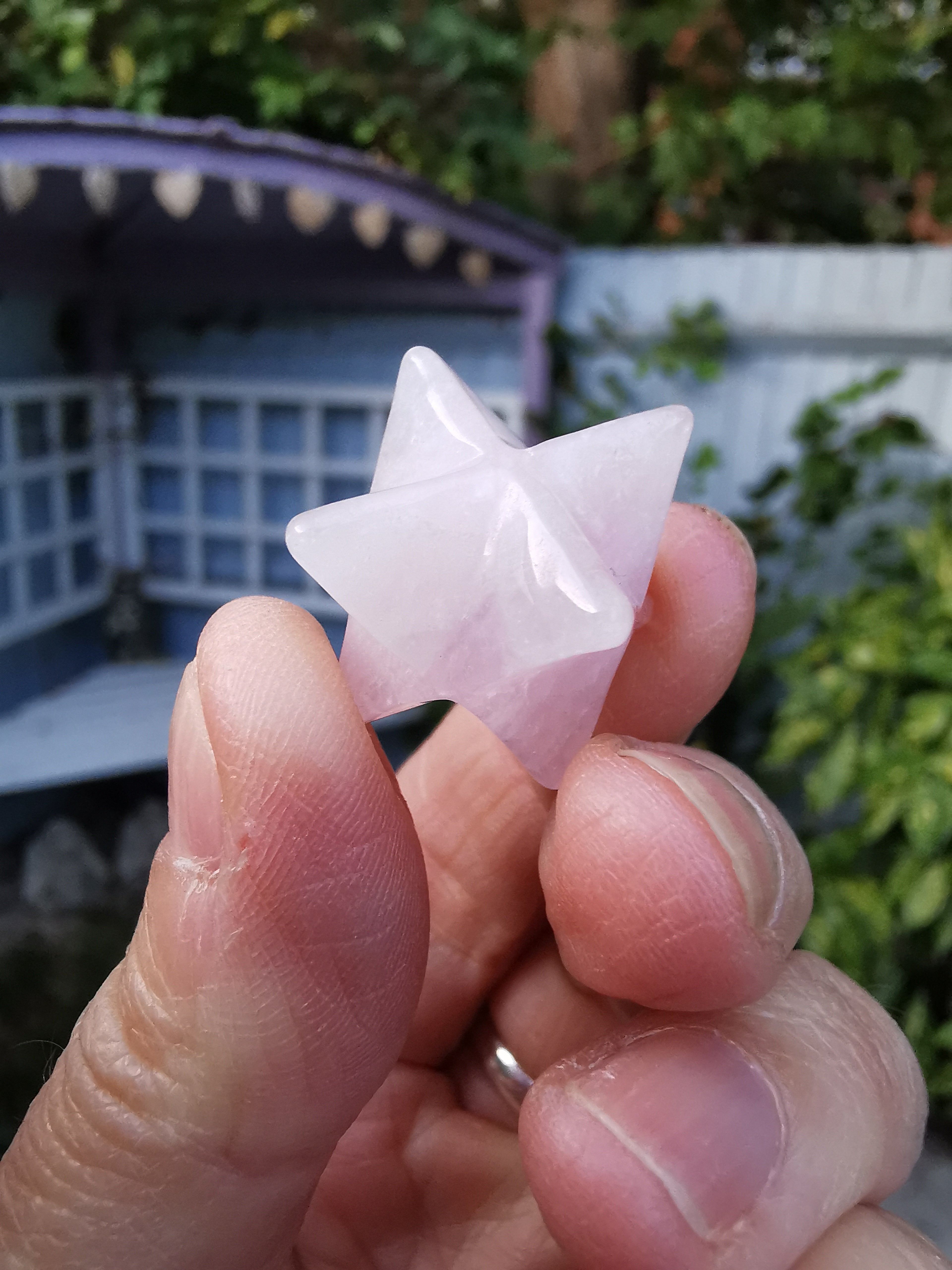 Rose Quartz Merkaba