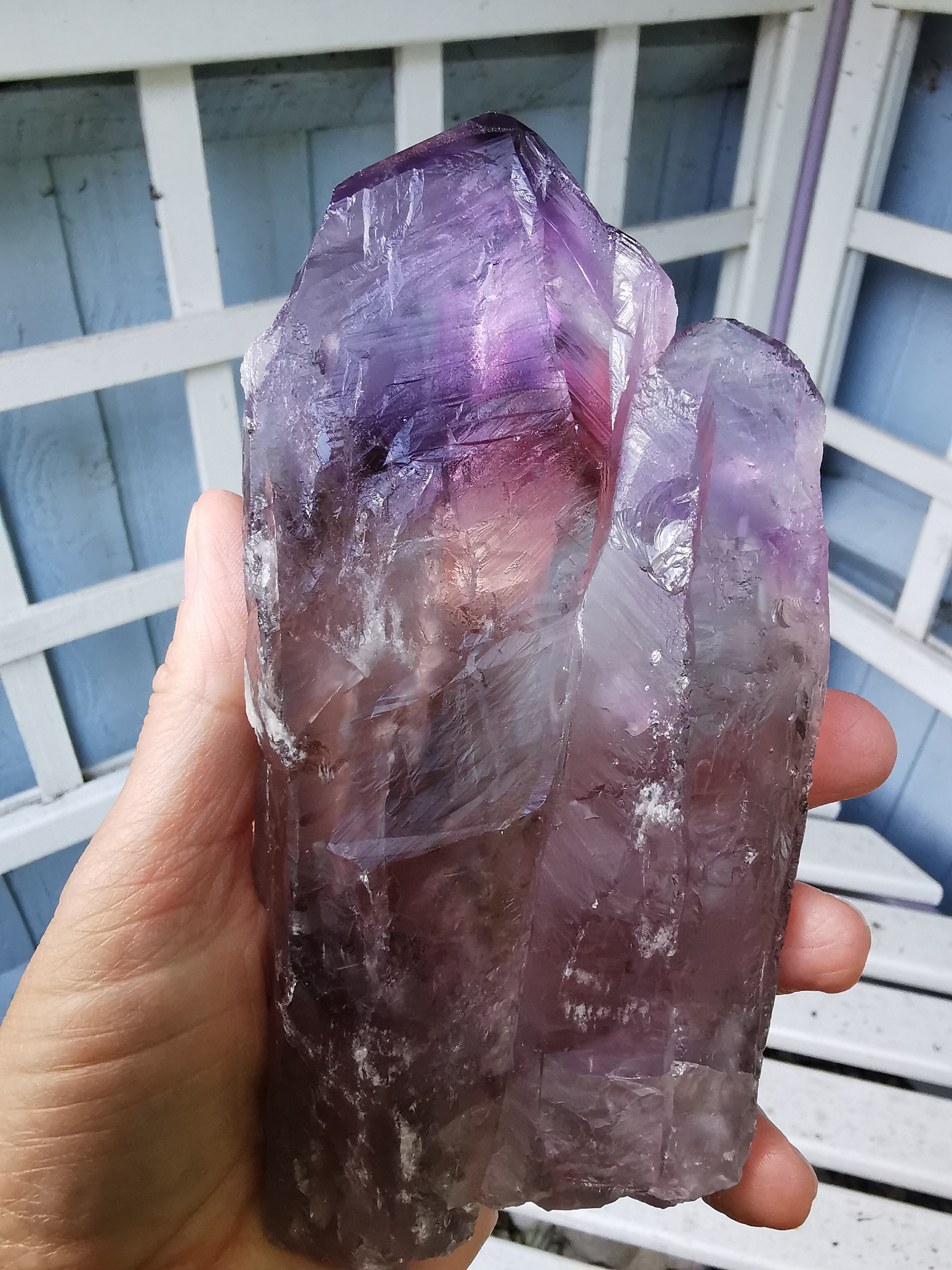 Amethyst Natural Points - Soulmate Crystal - Tantric Twin