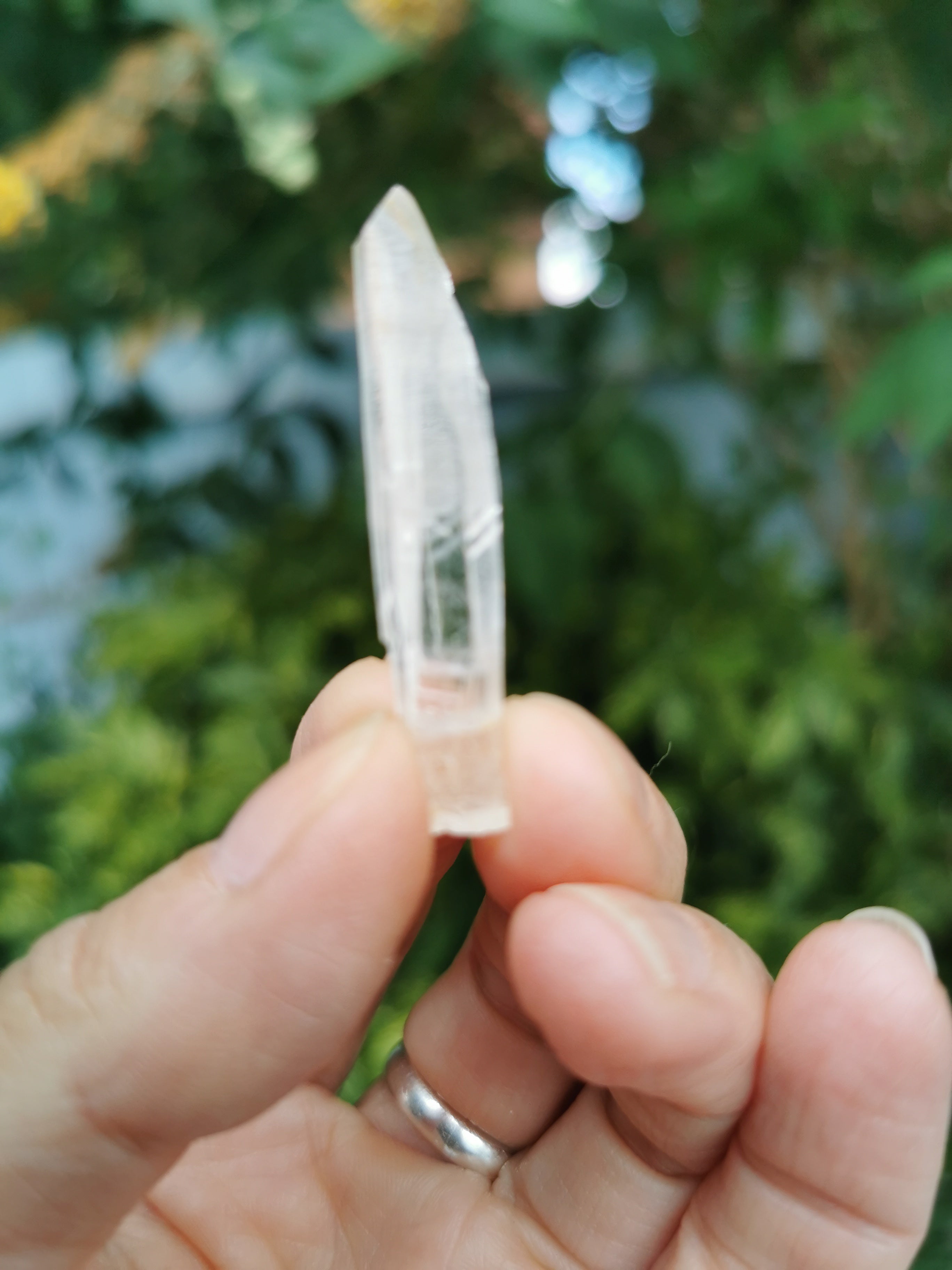 Clear Quartz Natural Point 4cm