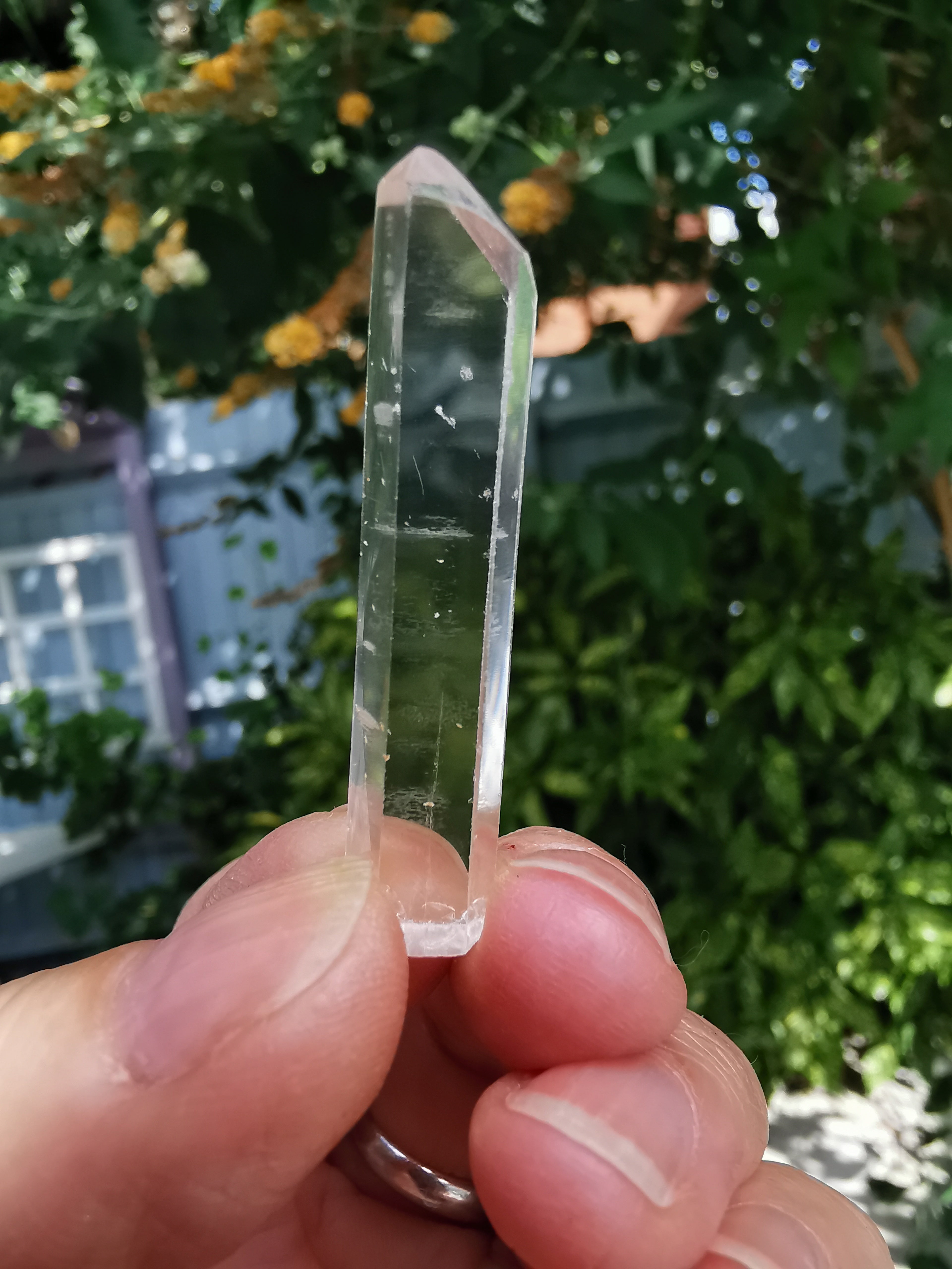 Clear Quartz Natural Point 4cm