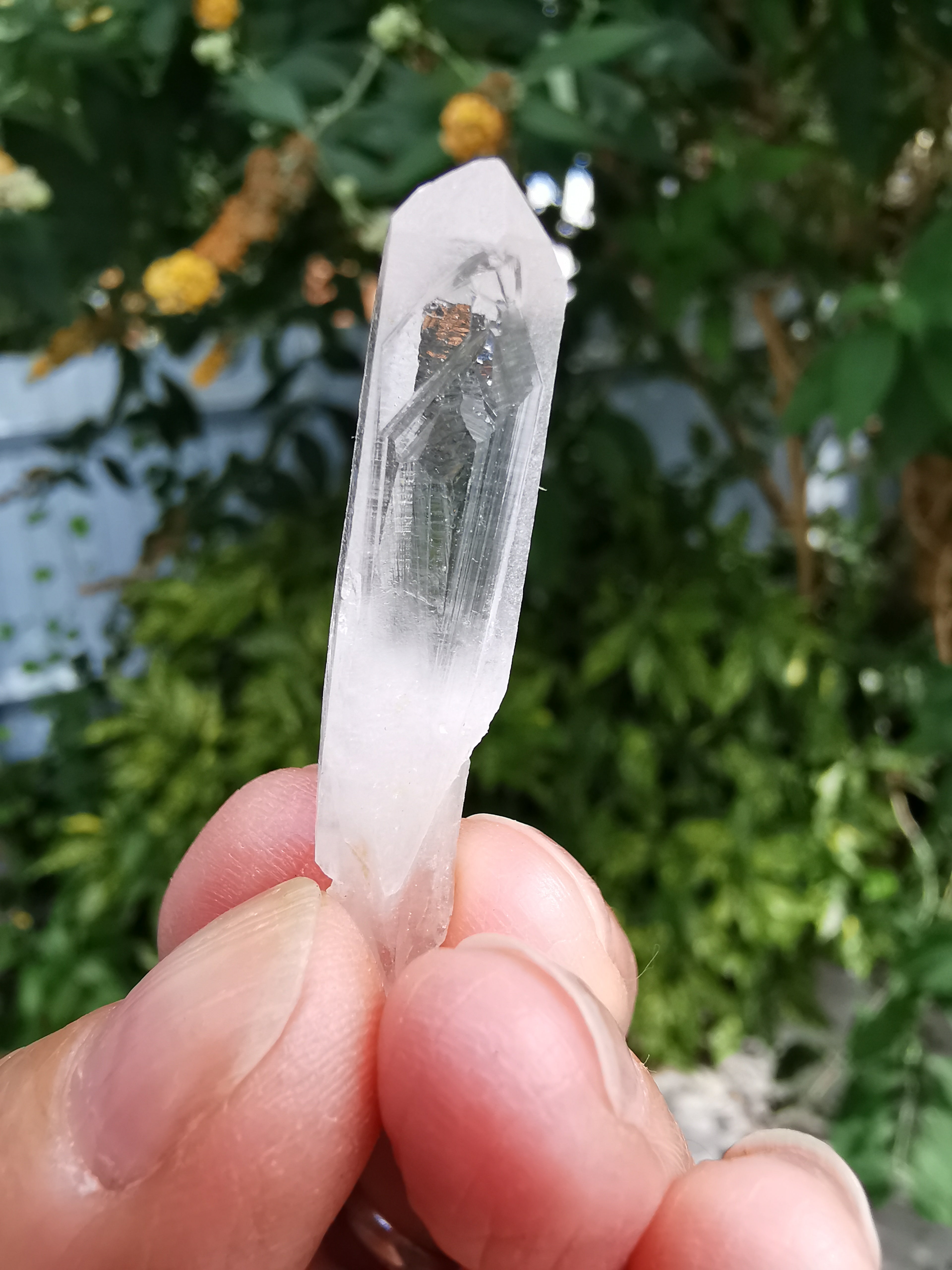 Clear Quartz Natural Point 4cm