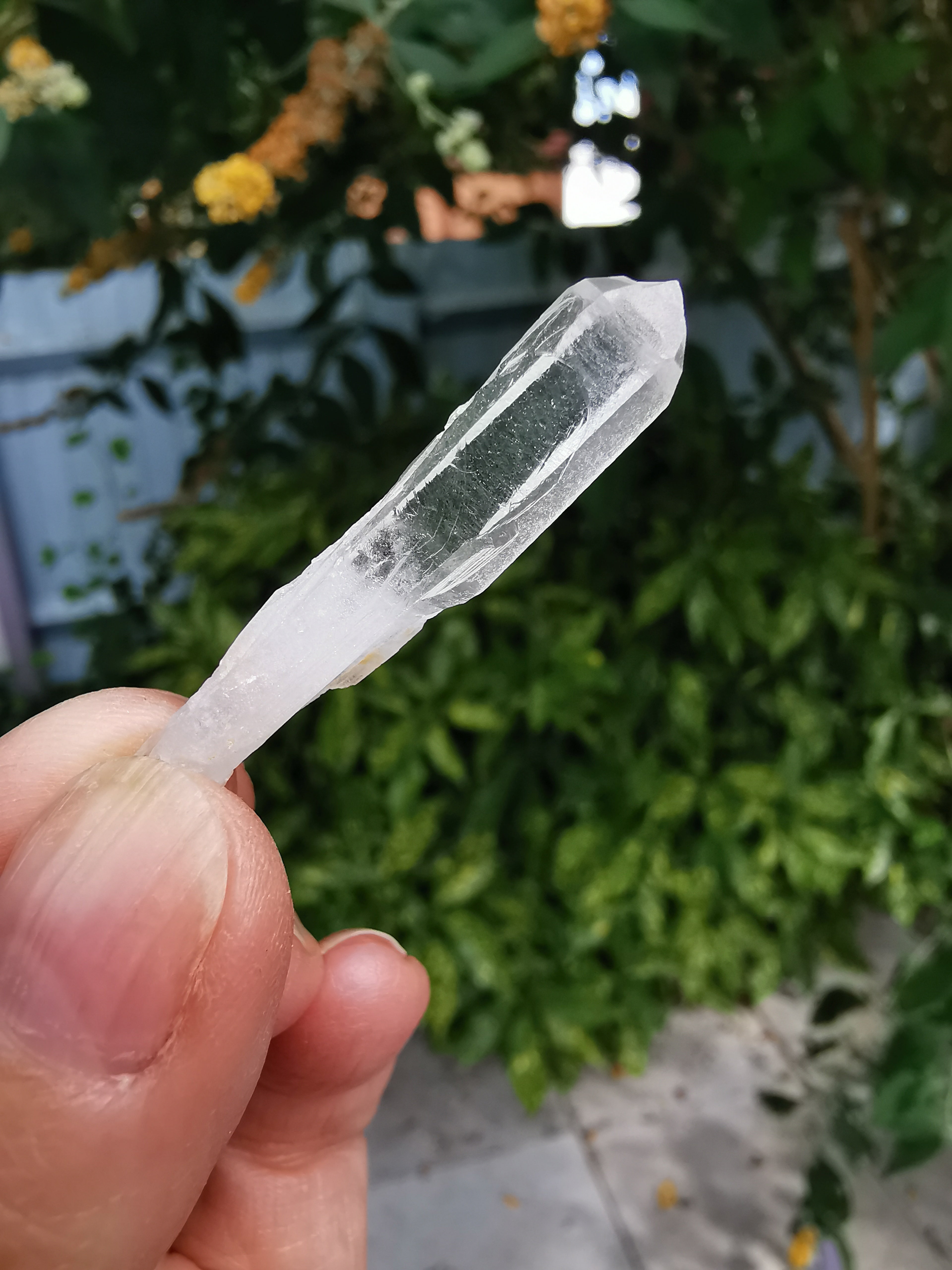 Clear Quartz Natural Point 4cm