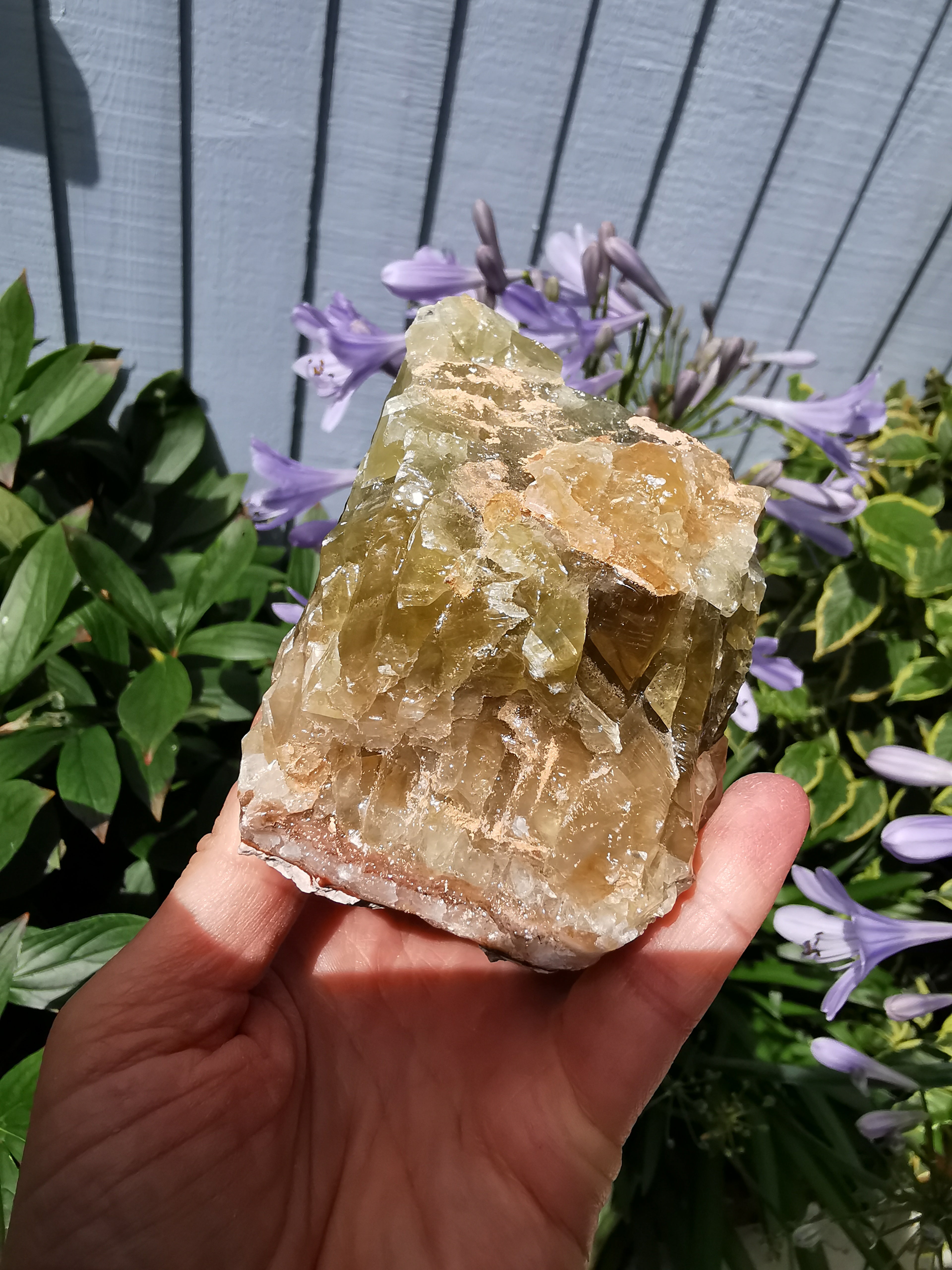 Natural Green Calcite