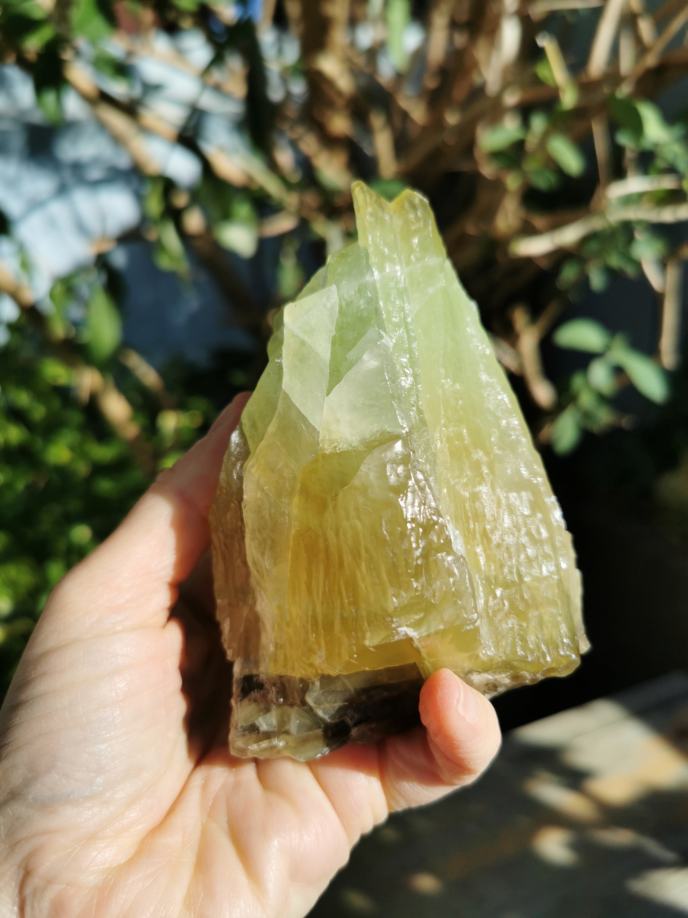 Natural Green Calcite