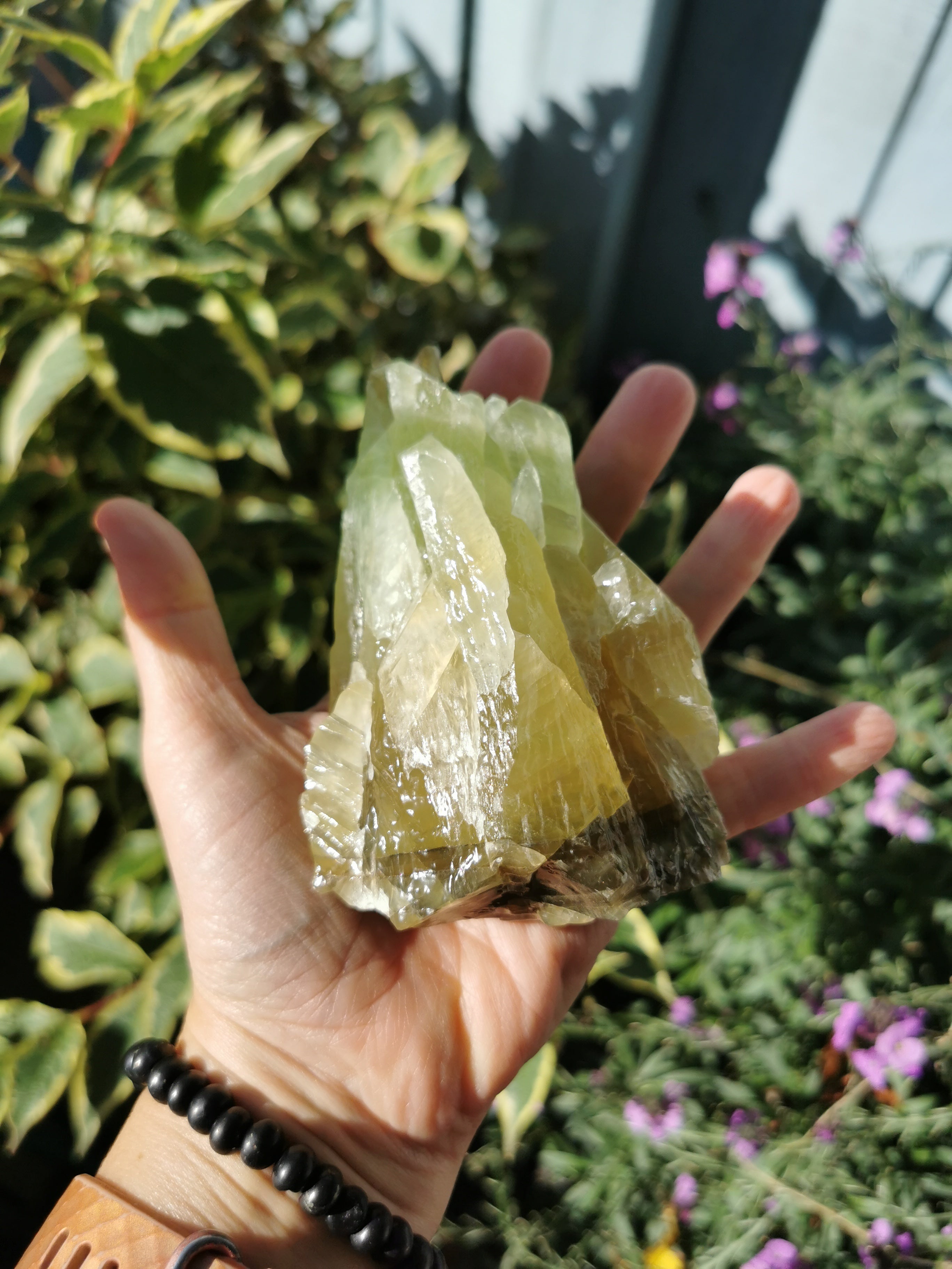 Natural Green Calcite
