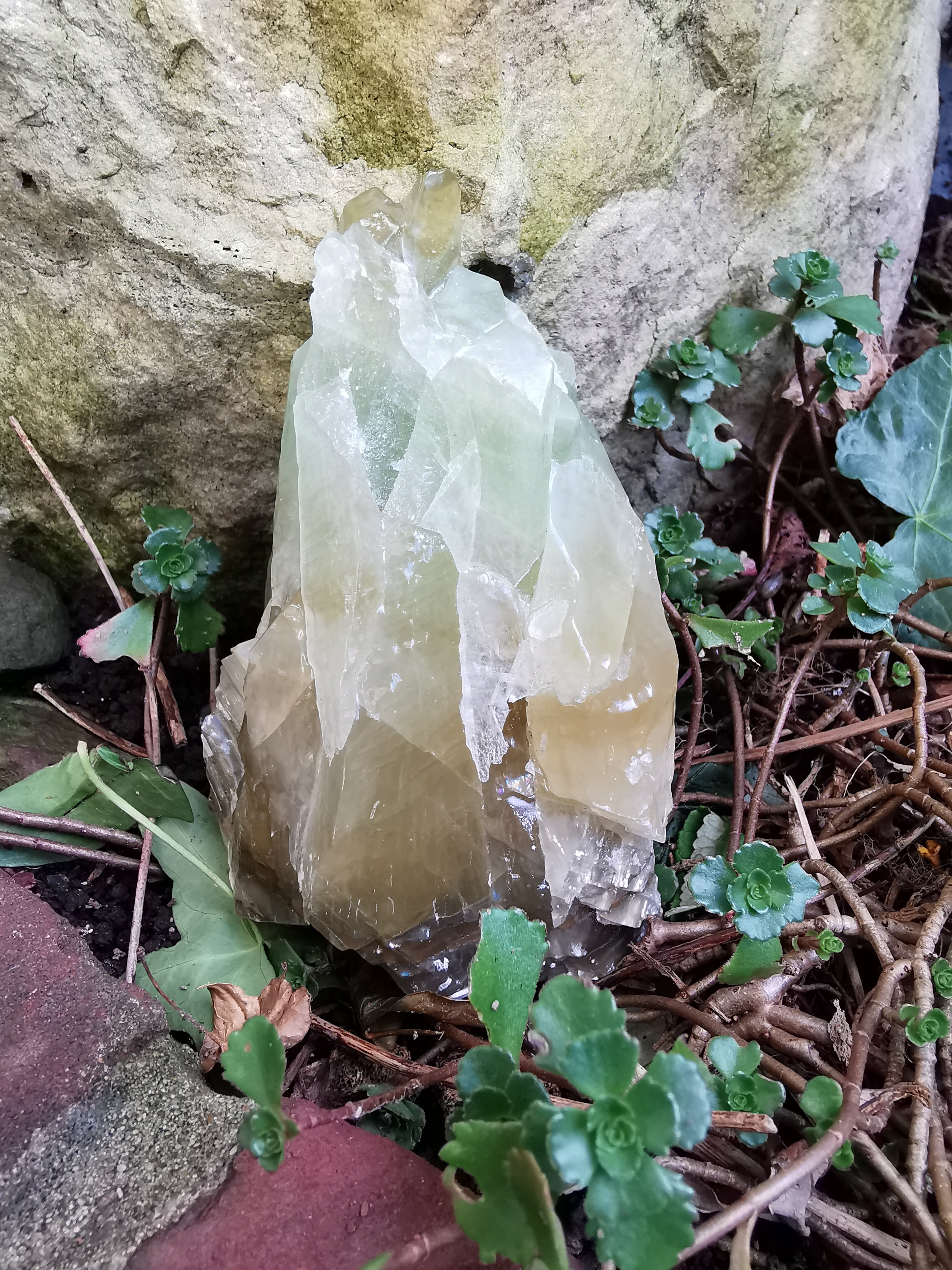 Natural Green Calcite