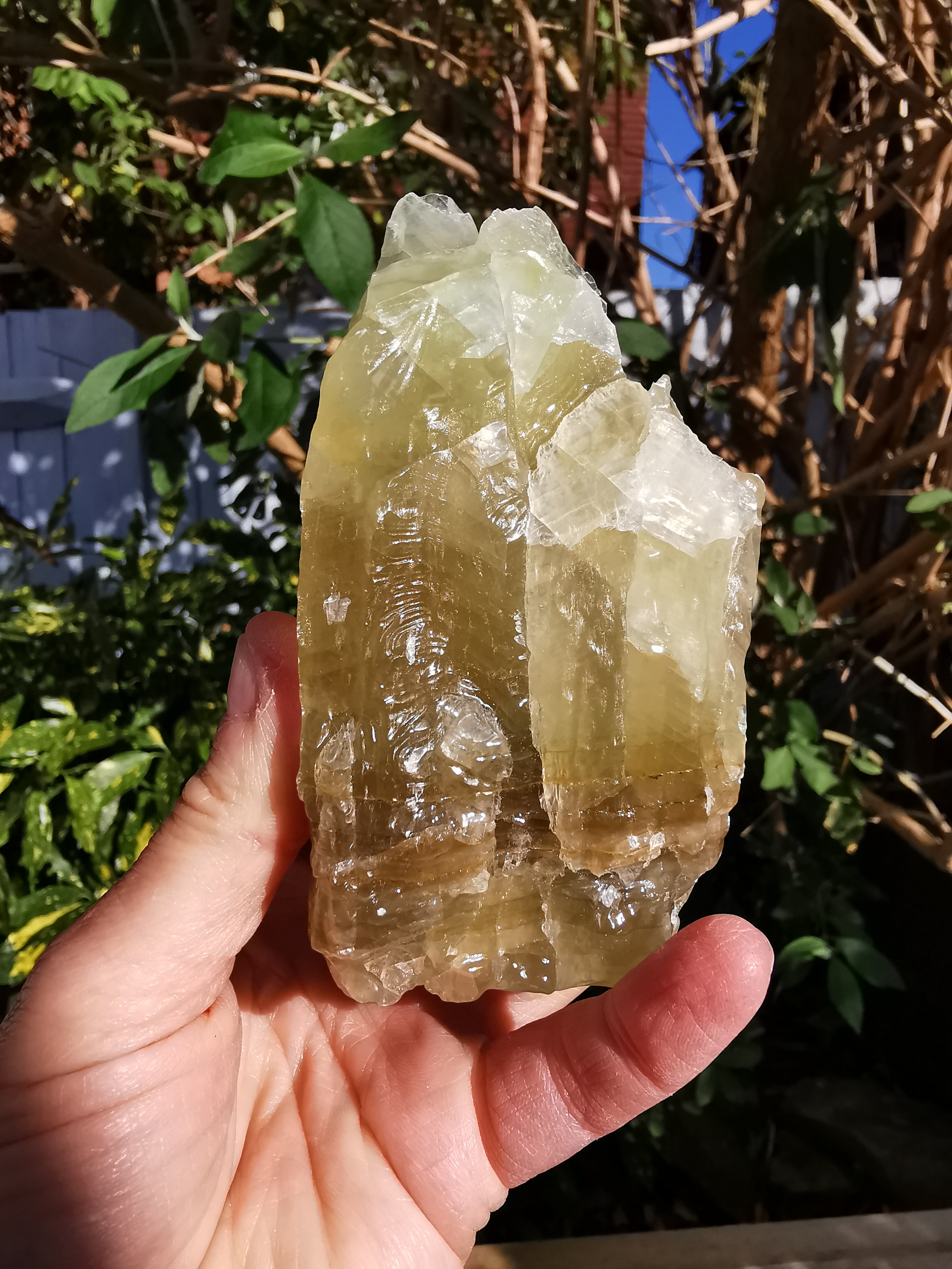 Natural Green Calcite