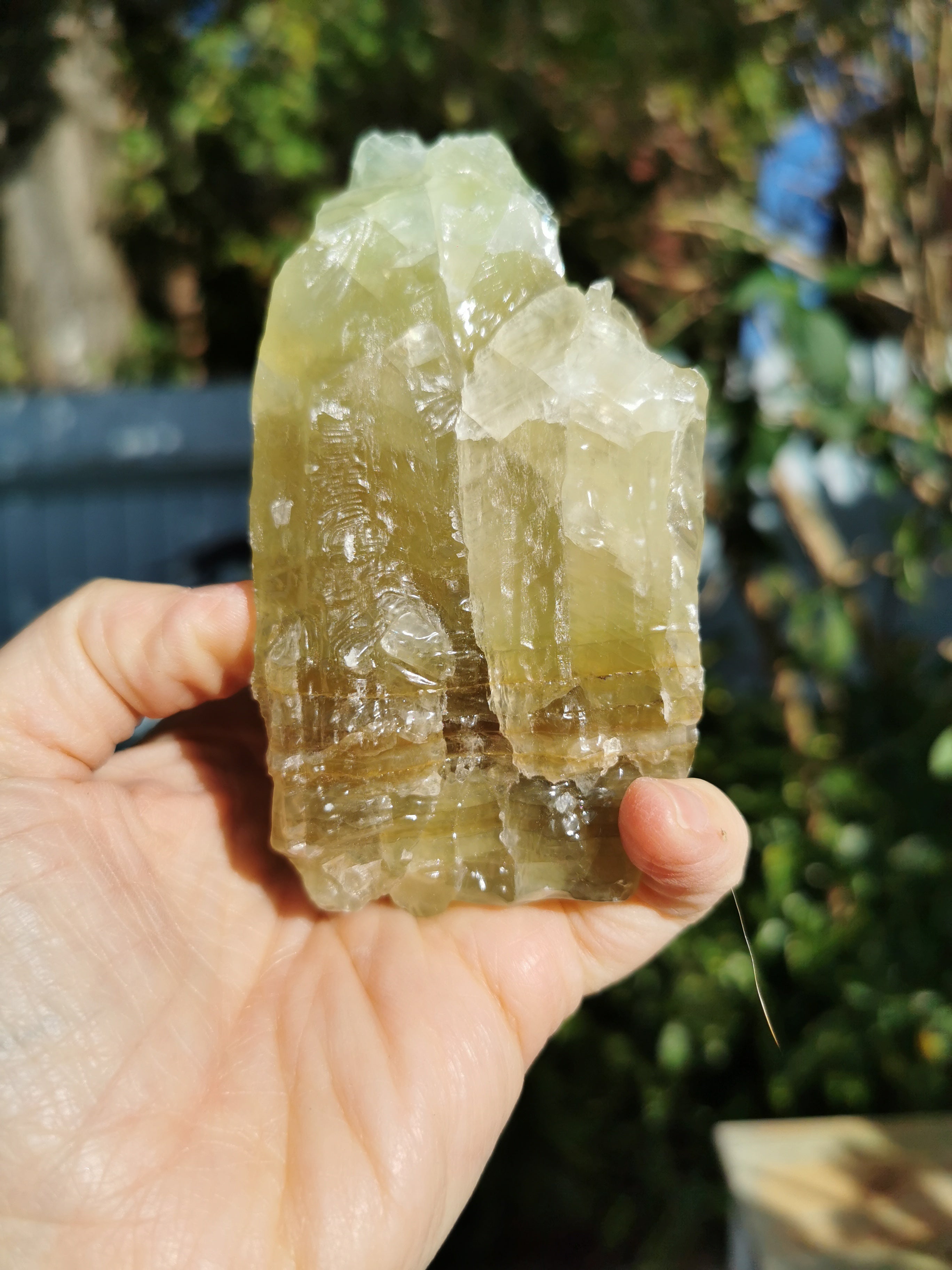 Natural Green Calcite