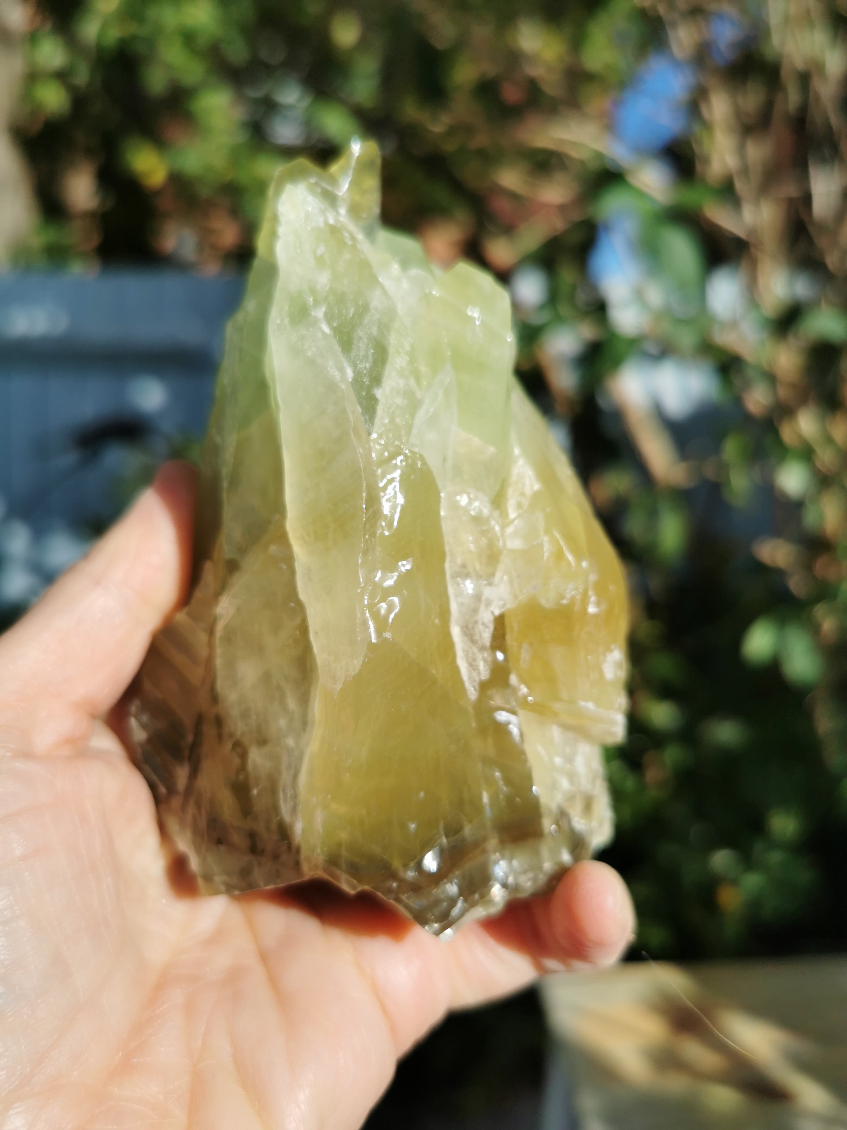 Natural Green Calcite