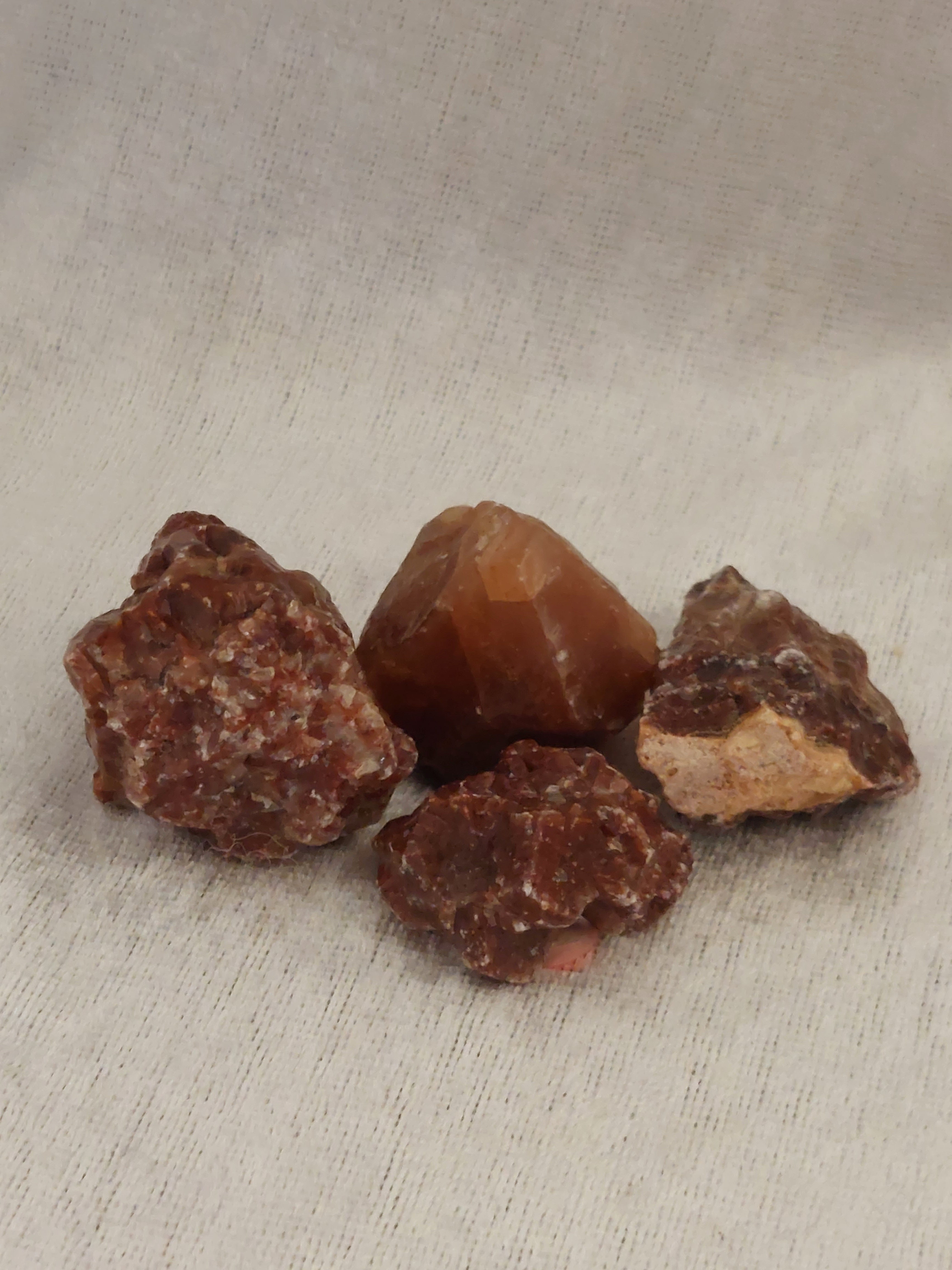 Natural Red Calcite