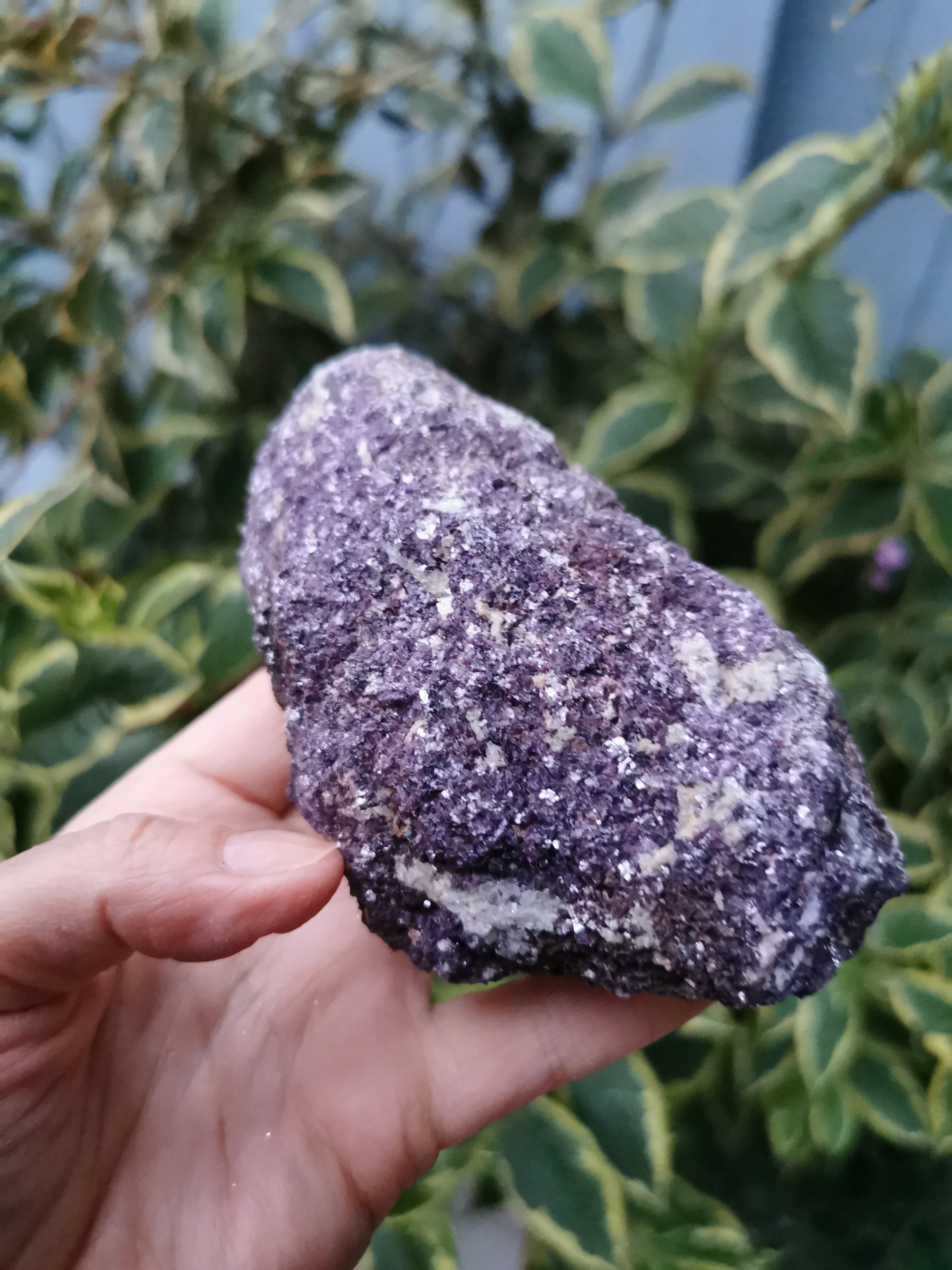 Natural Lepidolite with Mica (Muscovite)