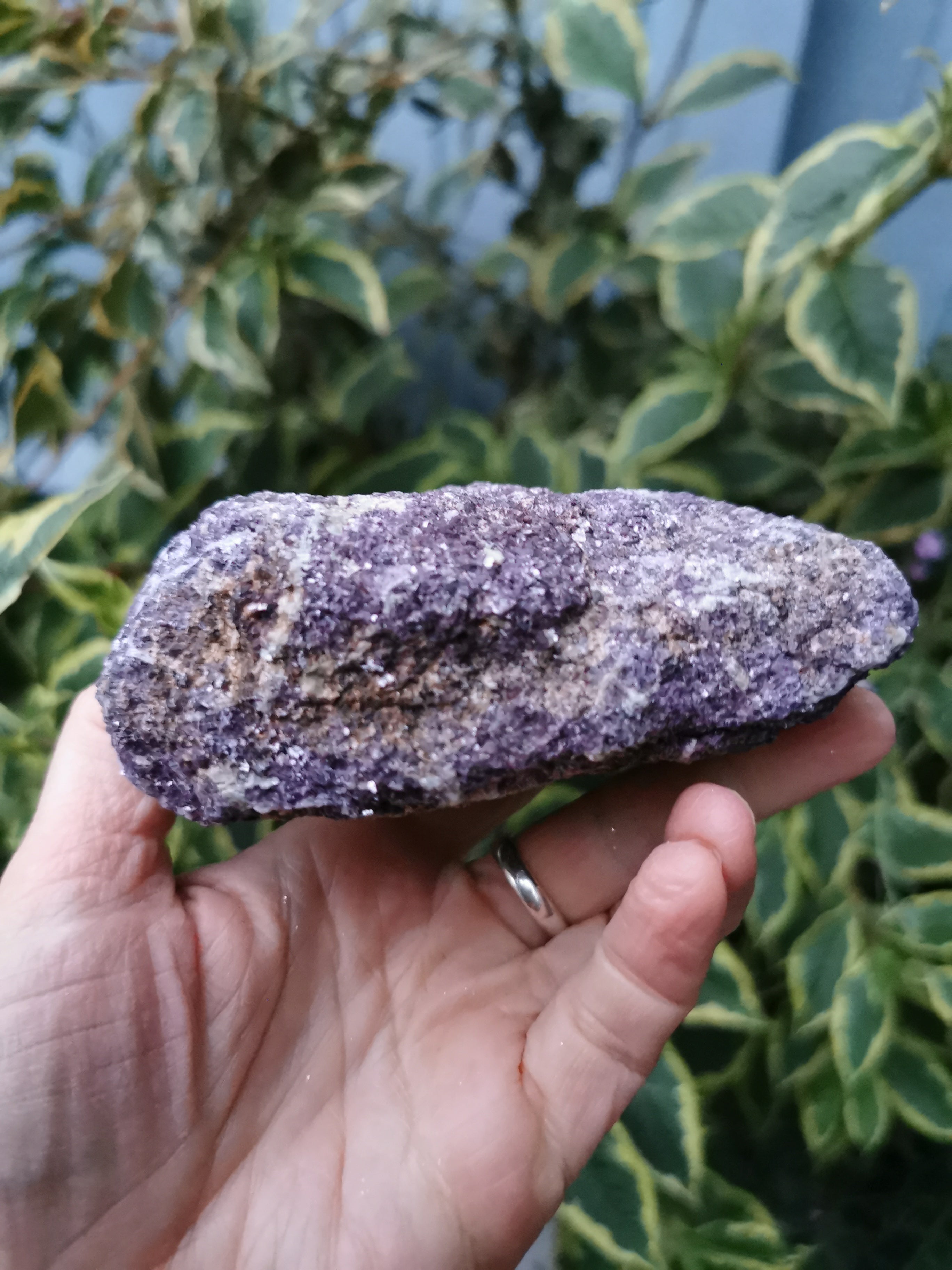 Natural Lepidolite with Mica (Muscovite)